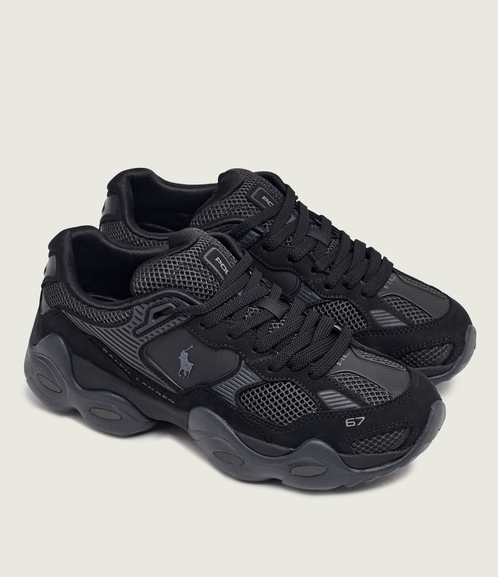 Polo Ralph Lauren Sneakers Track Star 300 cu adaos de piele