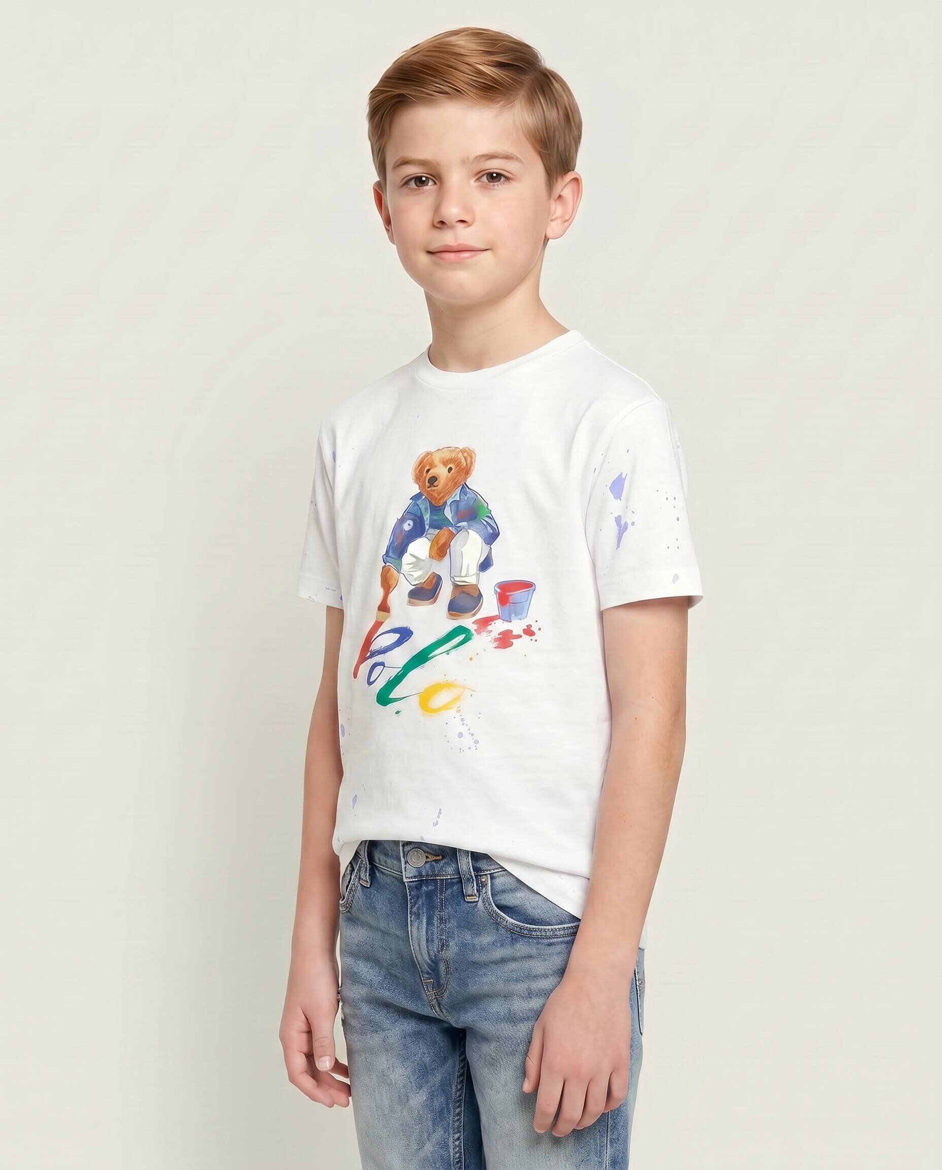 Polo Ralph Lauren Tricou BEAR SS CN-KNIT | Regular Fit