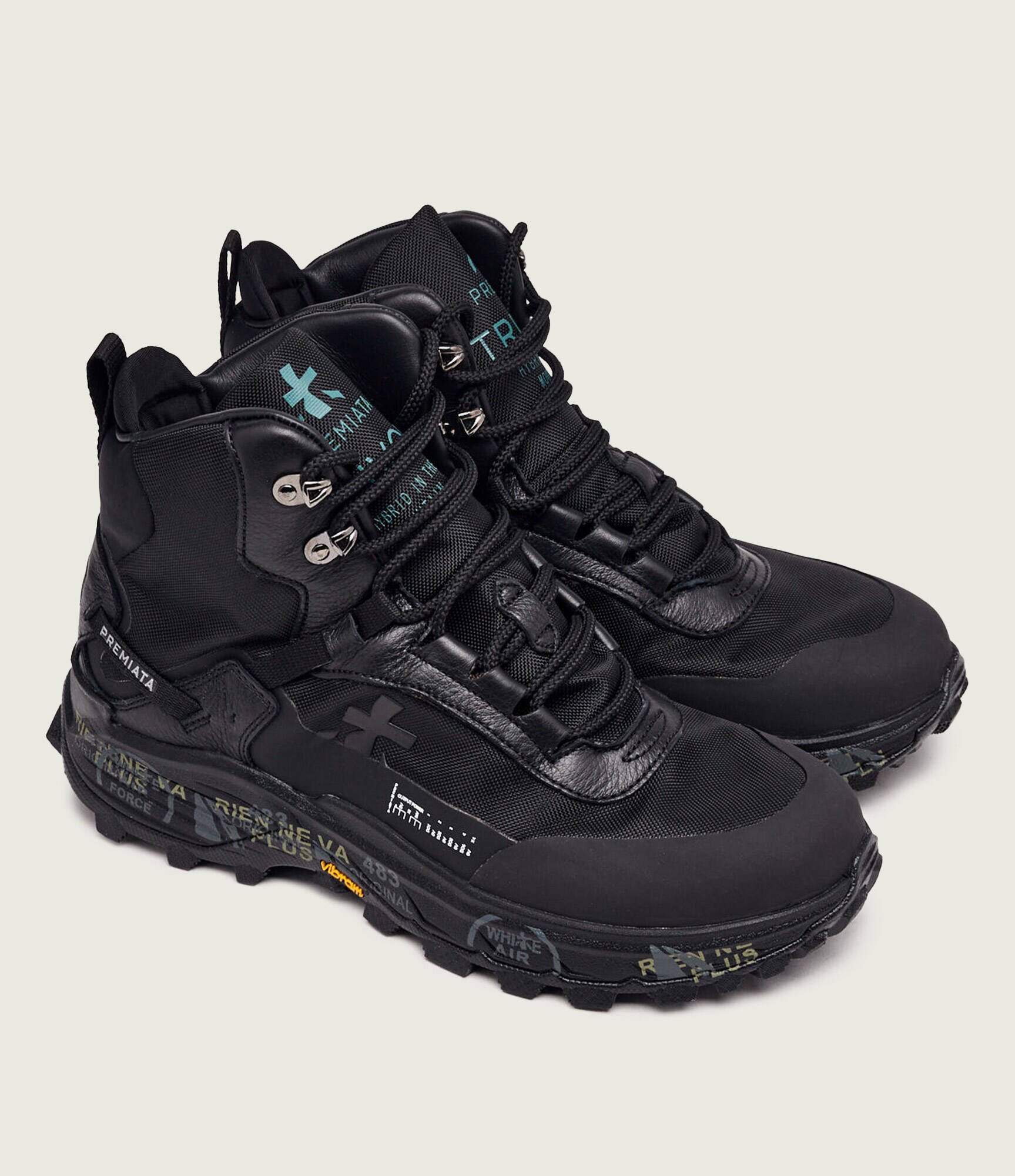 Premiata Ghete de trekking Trivoru cu adaos de piele