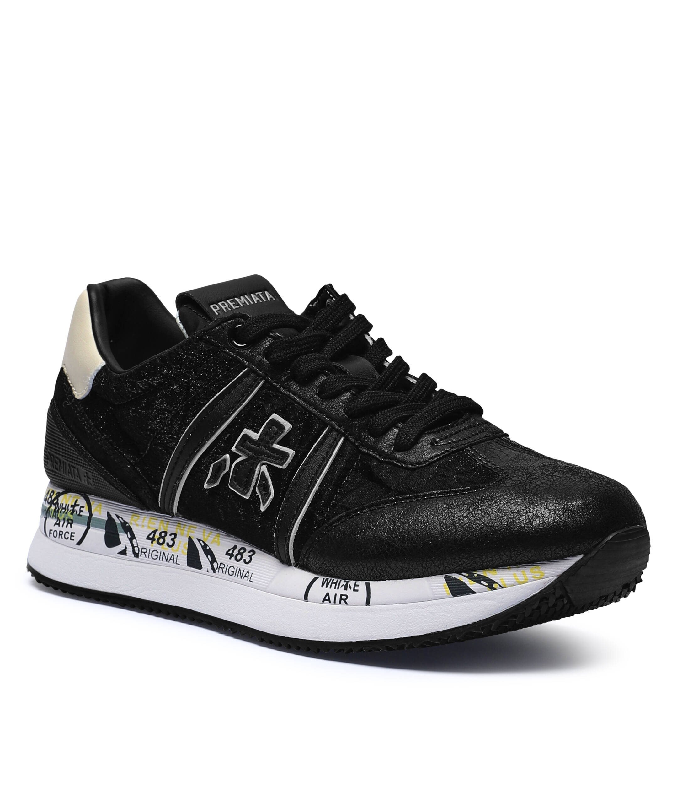 Premiata Sneakers CONNY cu adaos de piele