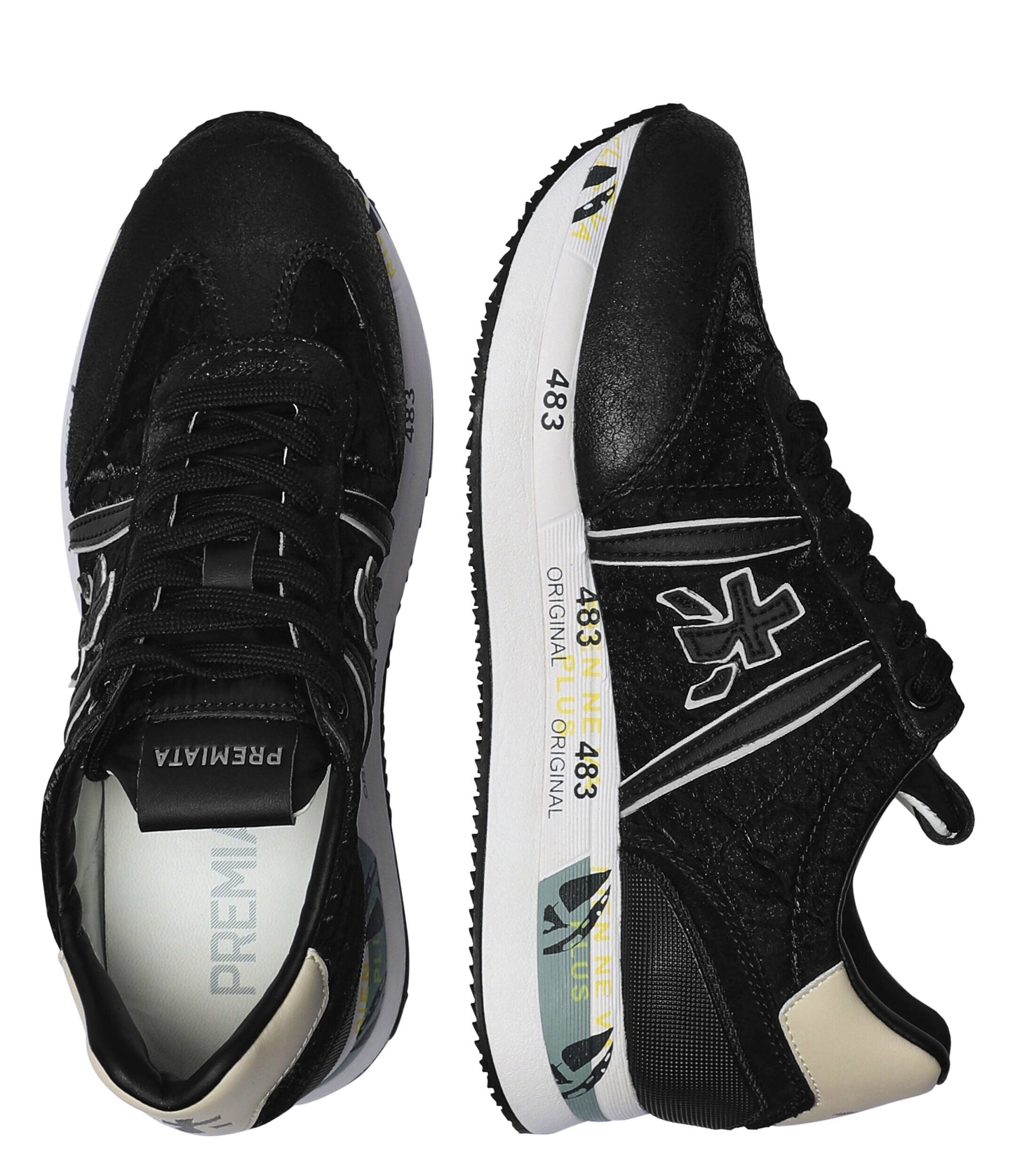 Premiata Sneakers CONNY cu adaos de piele