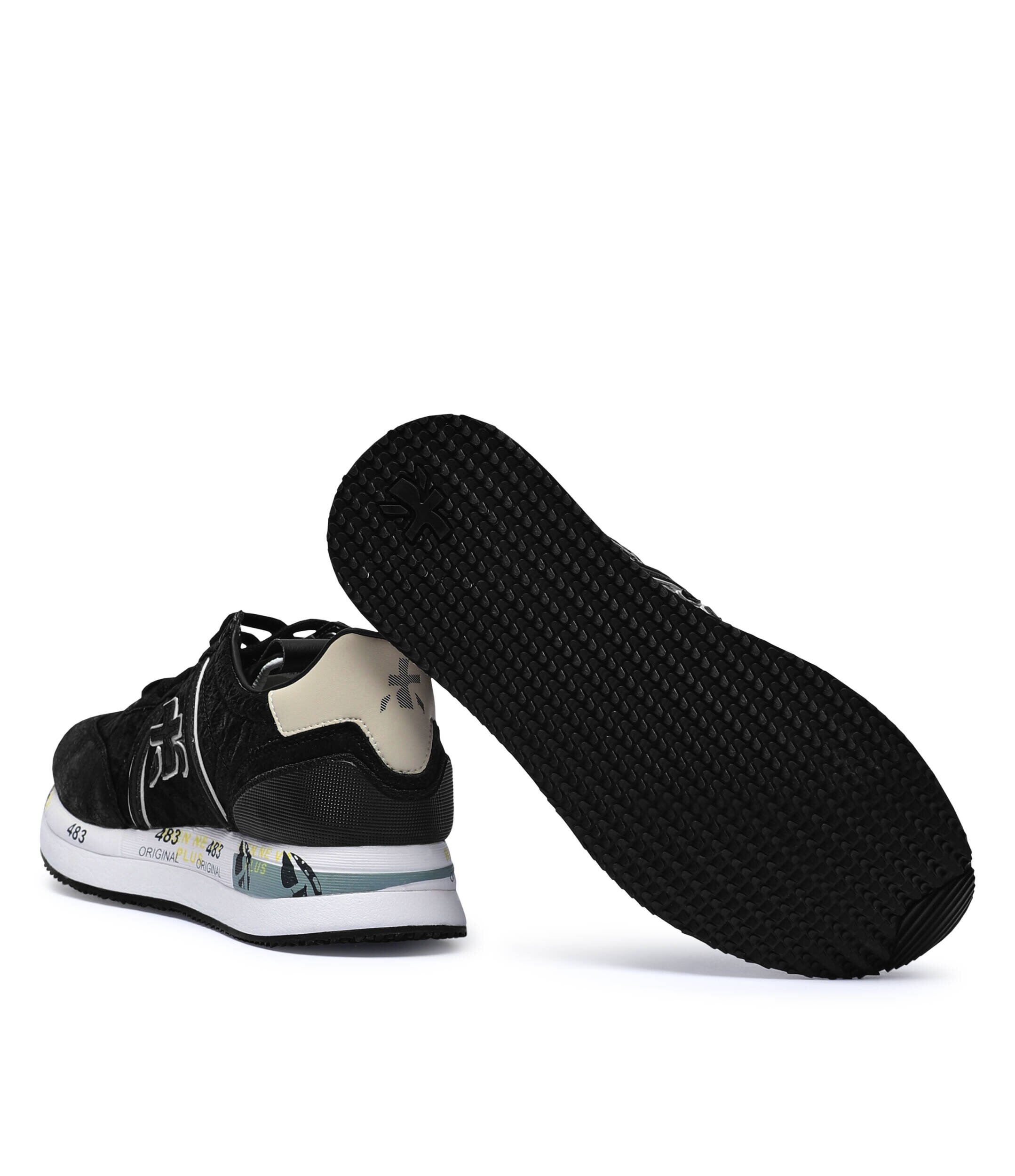 Premiata Sneakers CONNY cu adaos de piele