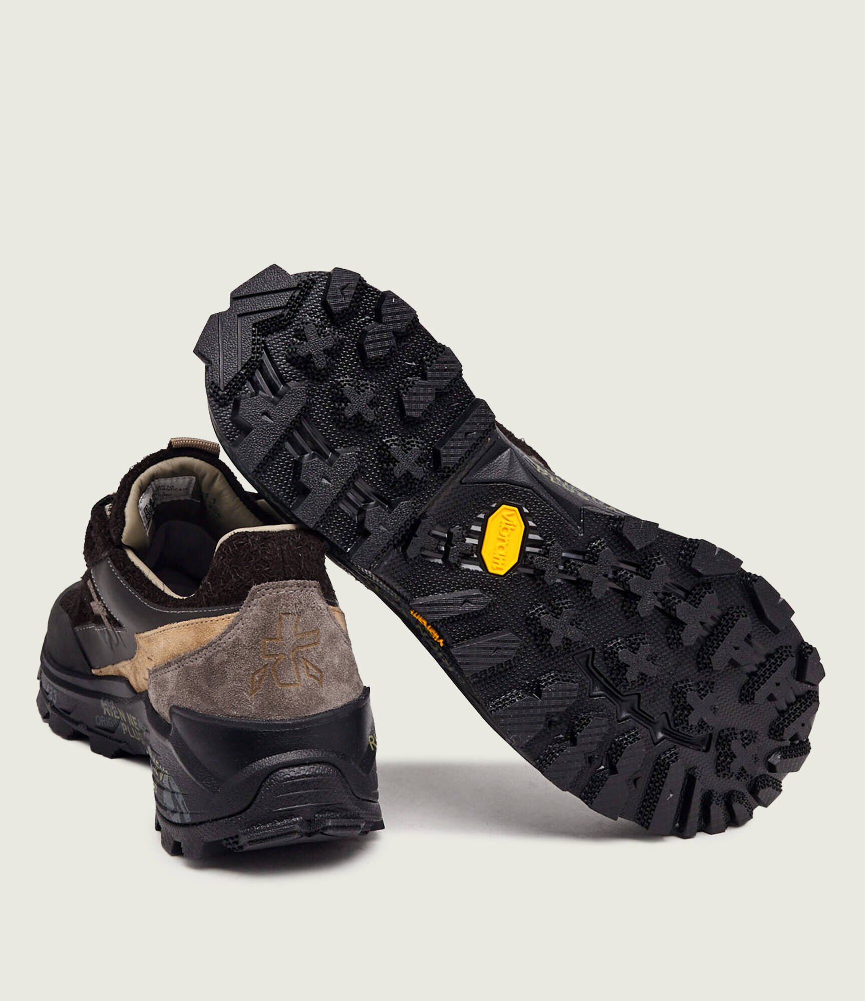 Premiata Sneakers Devin_500 cu adaos de piele