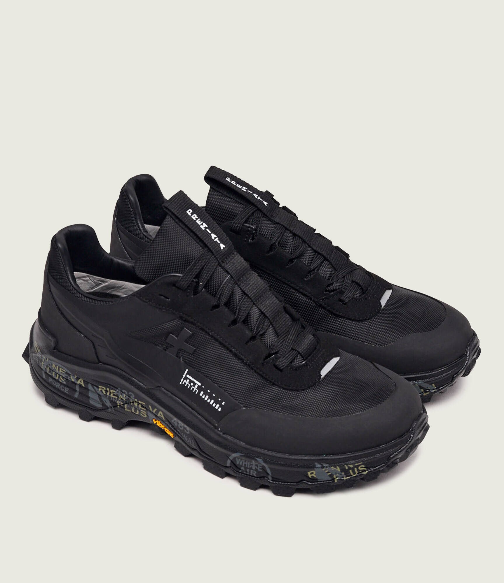 Premiata Sneakers Devin 503 cu adaos de piele