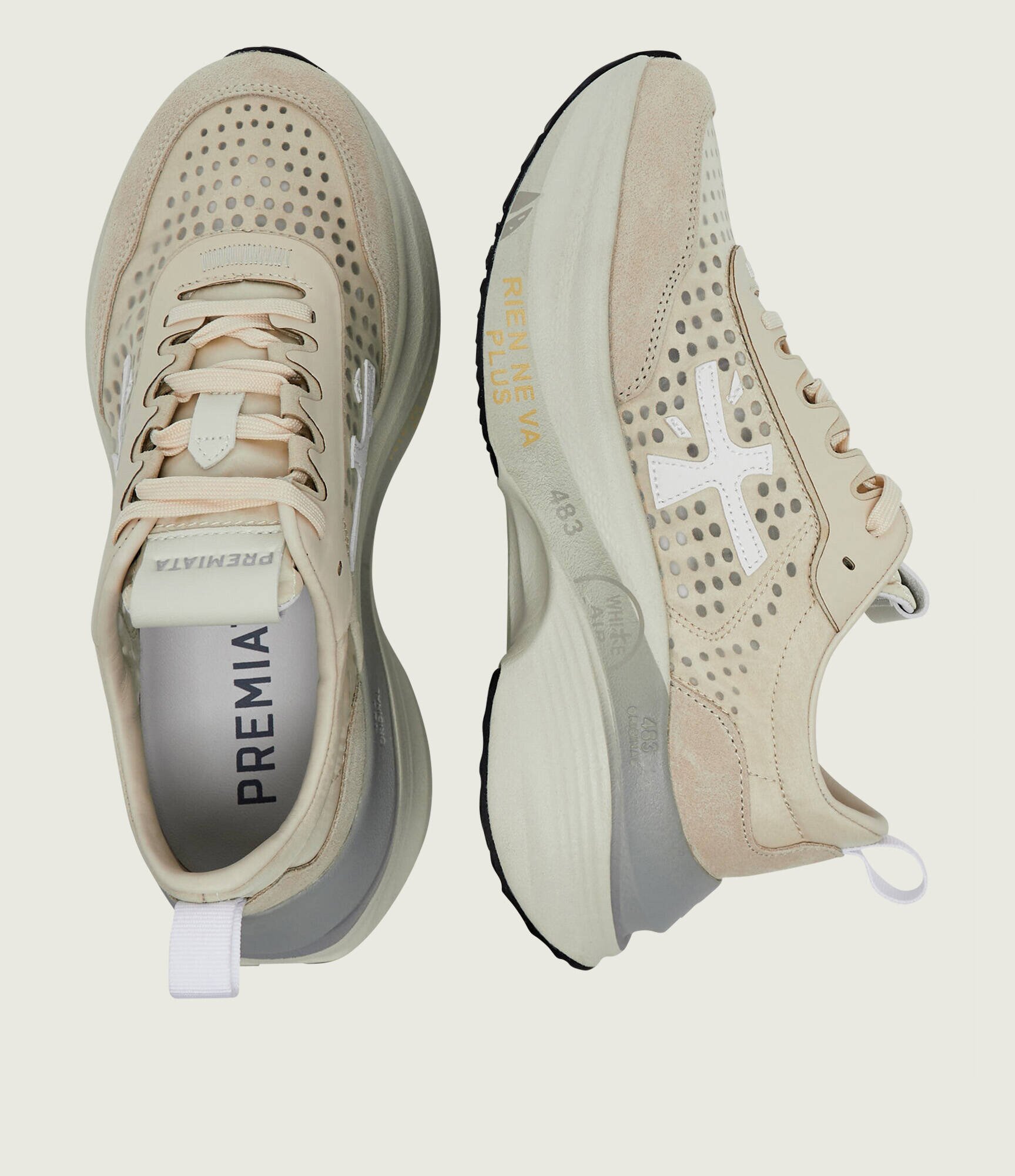Premiata Sneakers HILL VAR 8242 | piele întoarsă cu adaos de piele
