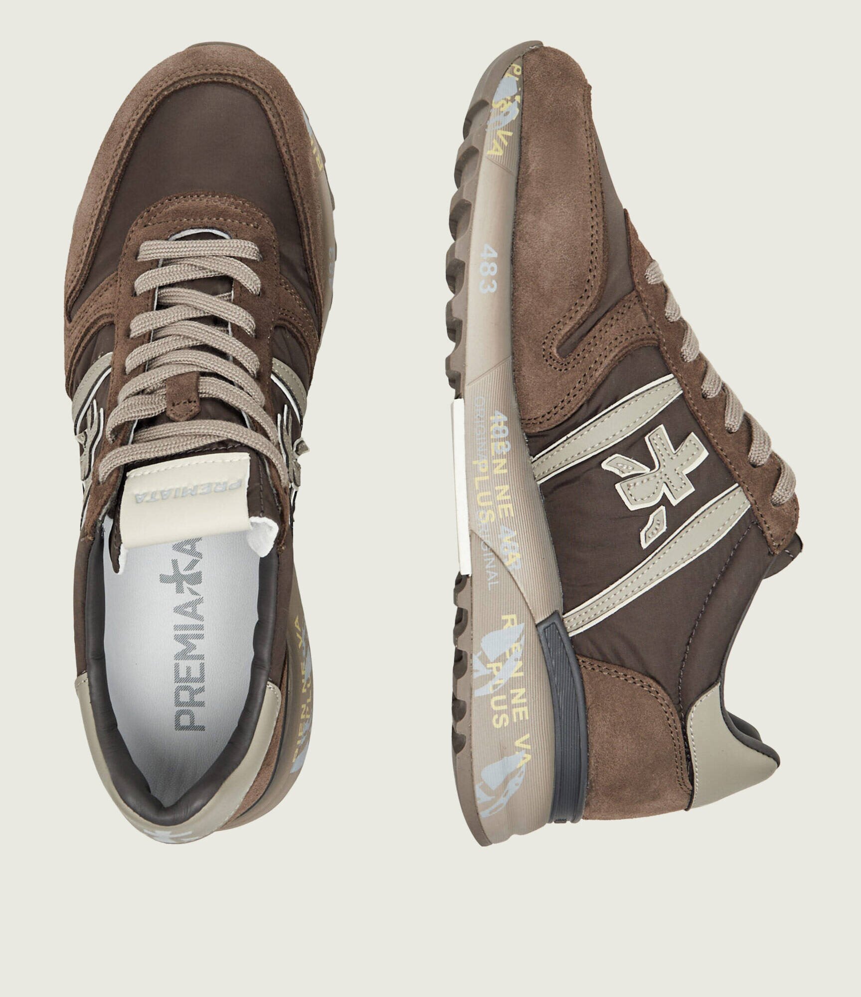 Premiata Sneakers Lander 8410 | piele întoarsă cu adaos de piele