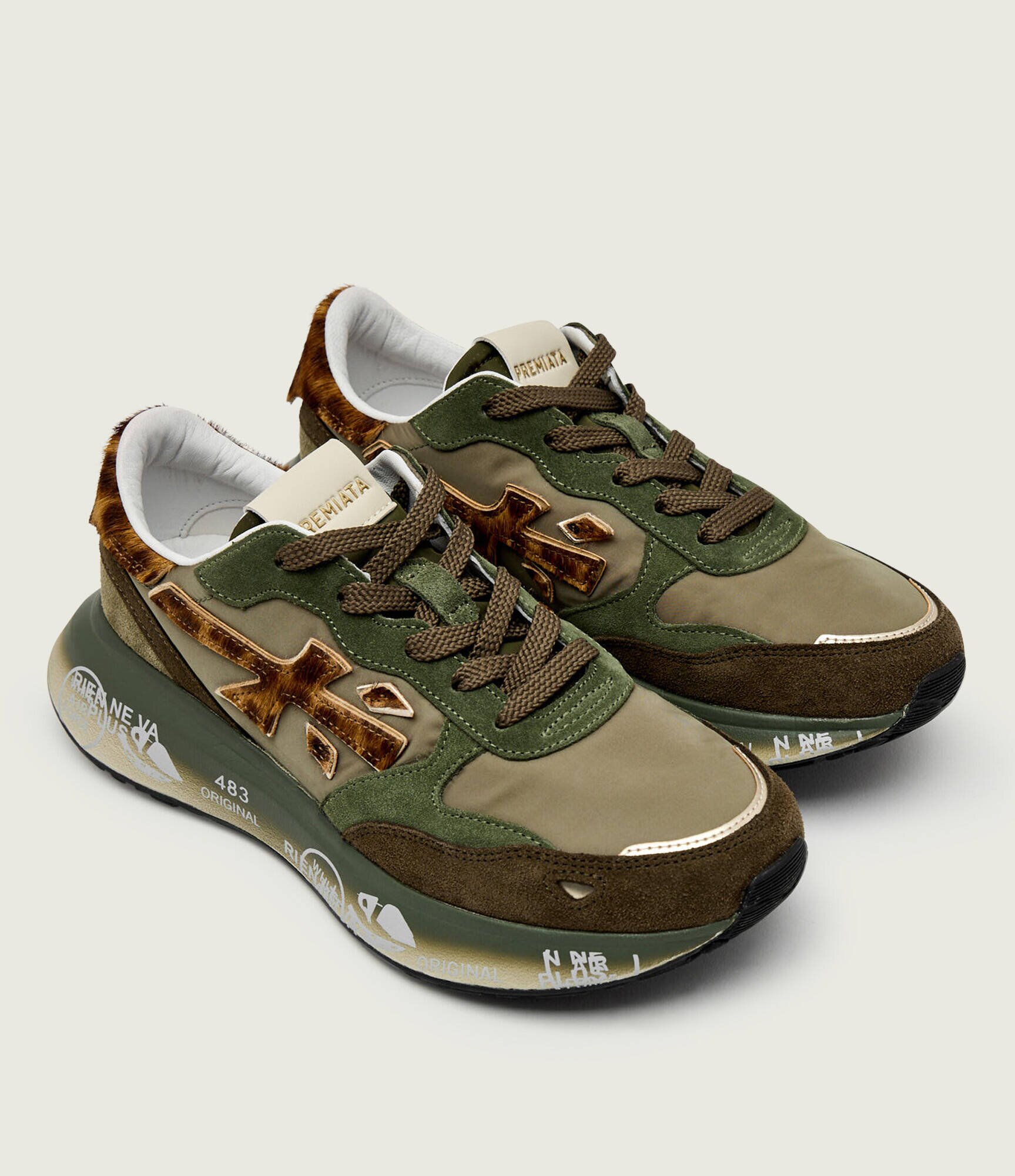 Premiata Sneakers LAURYN | piele întoarsă