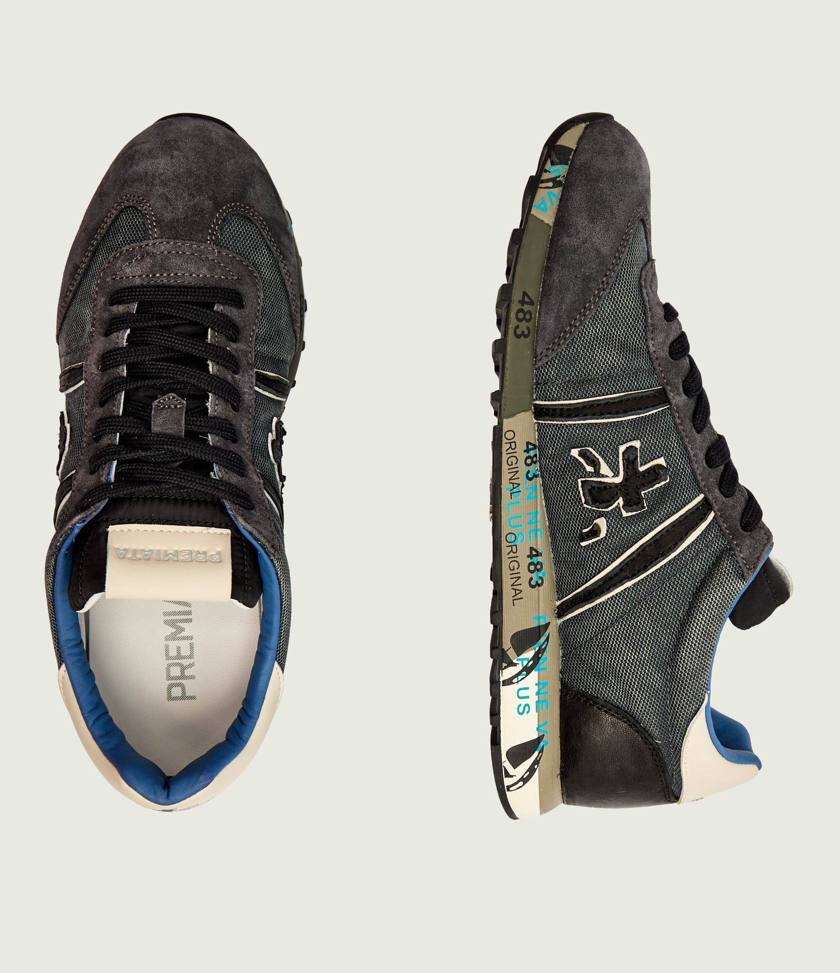 Premiata Sneakers lucy cu adaos de piele