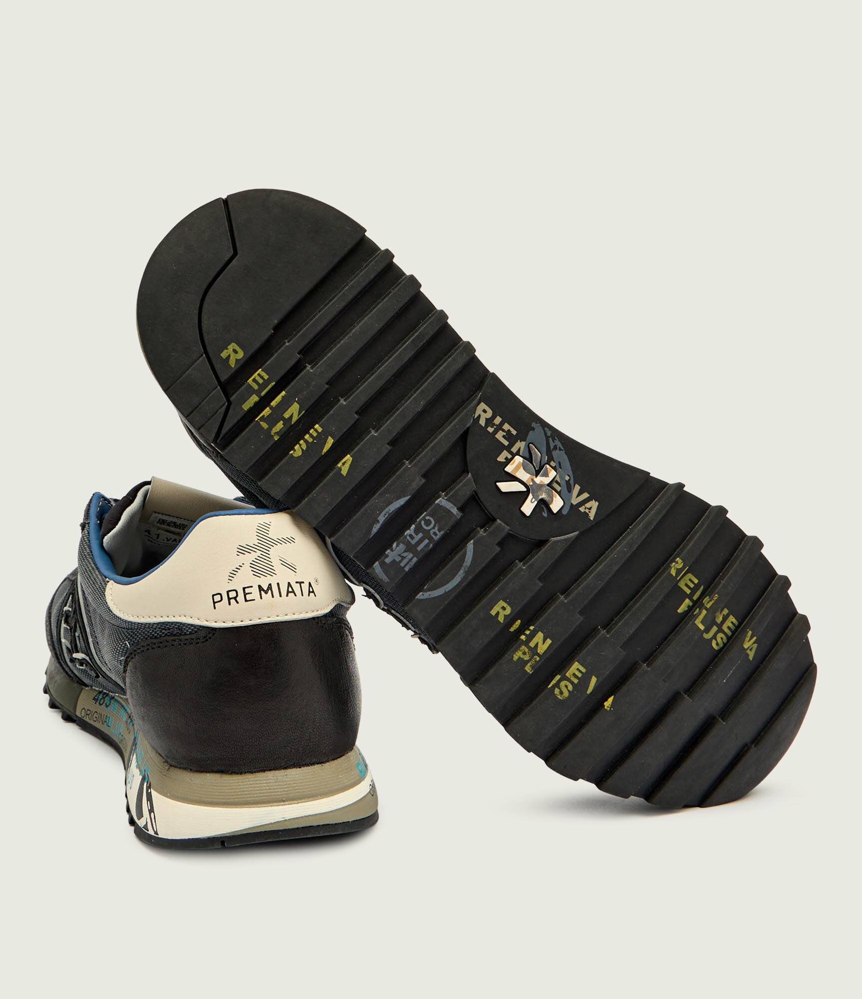 Premiata Sneakers lucy cu adaos de piele