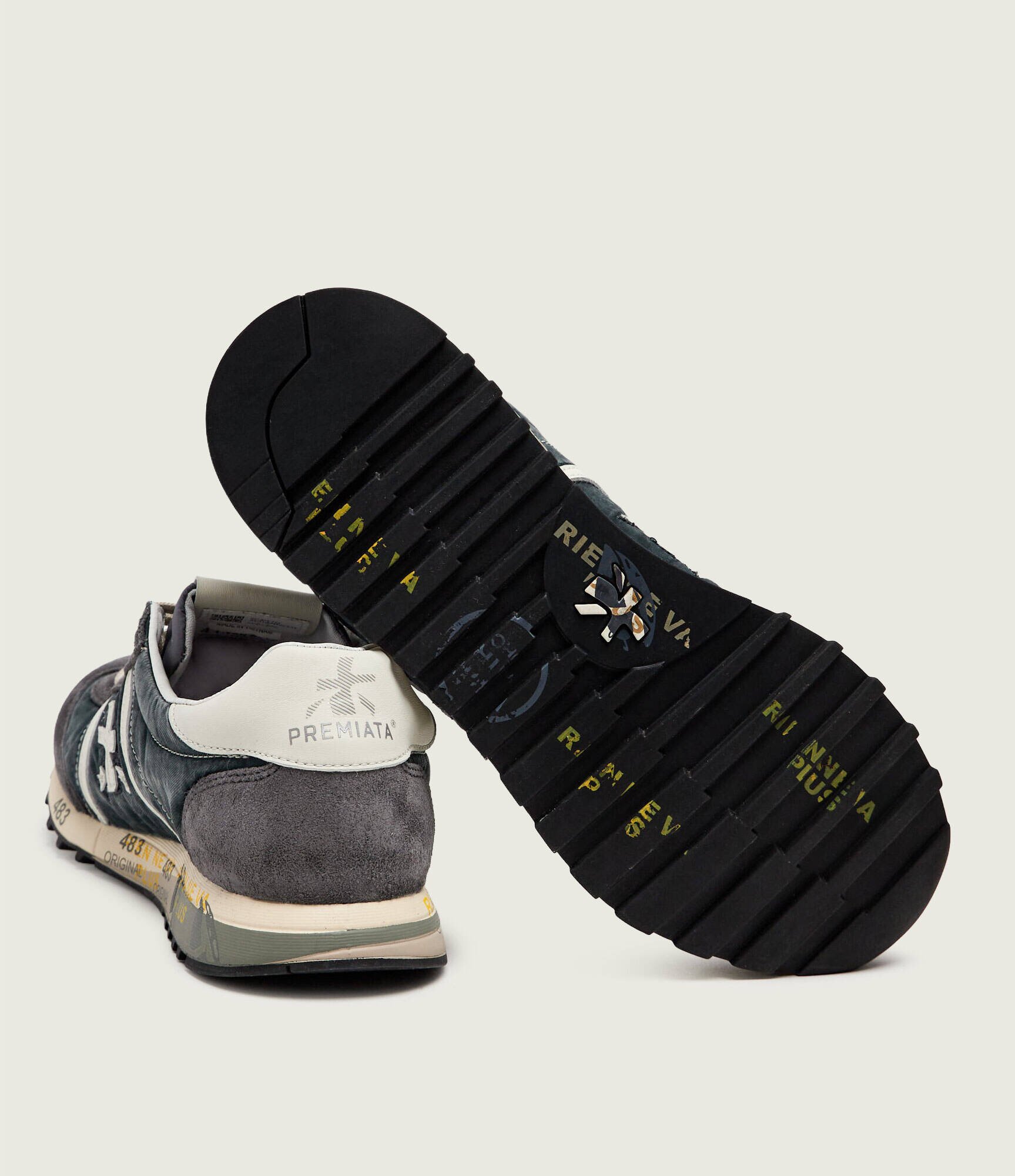 Premiata Sneakers Lucy | piele întoarsă cu adaos de piele