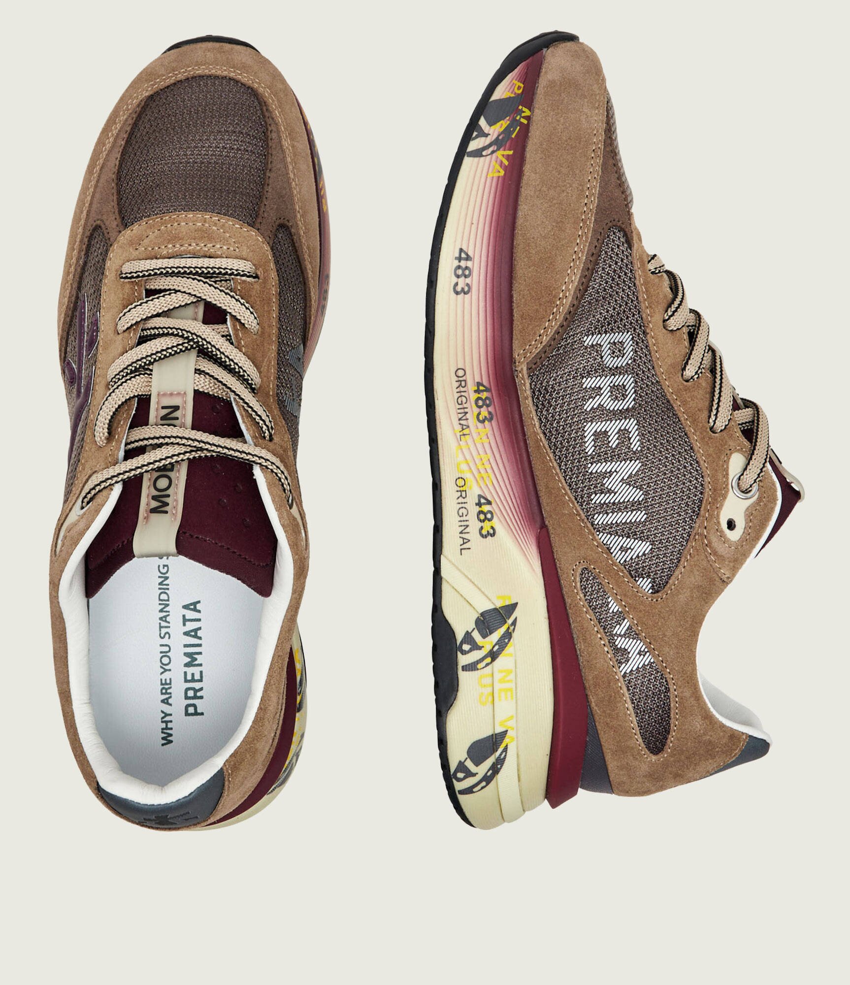 Premiata Sneakers Moerun | piele întoarsă