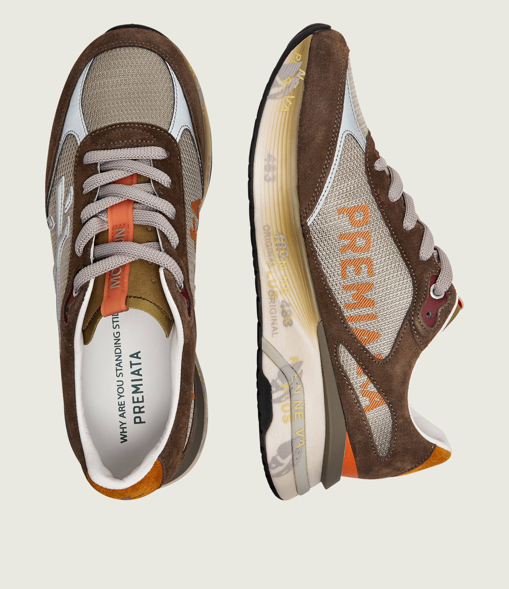 Premiata Sneakers MOERUN | piele întoarsă
