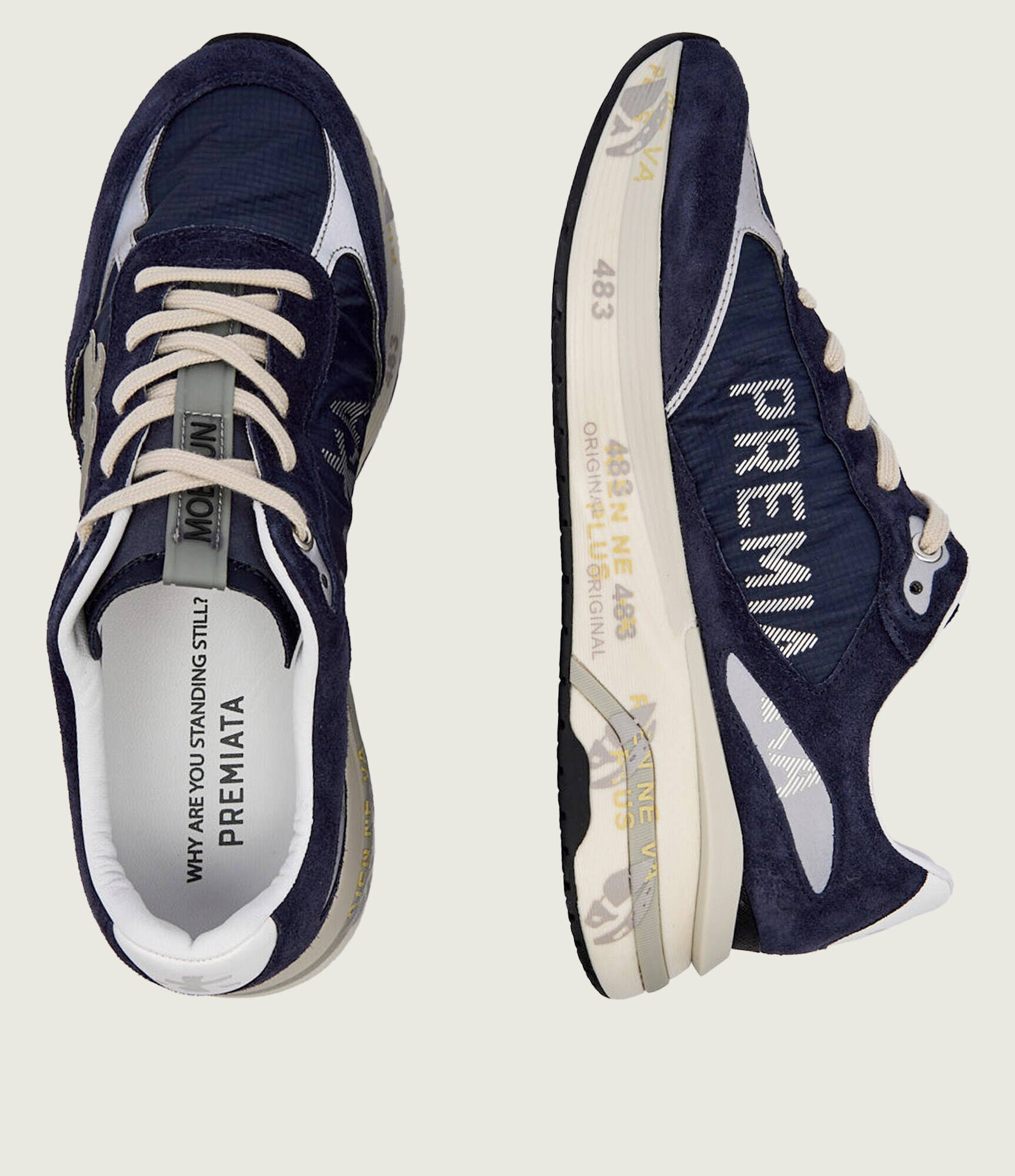Premiata Sneakers MOERUN | piele întoarsă