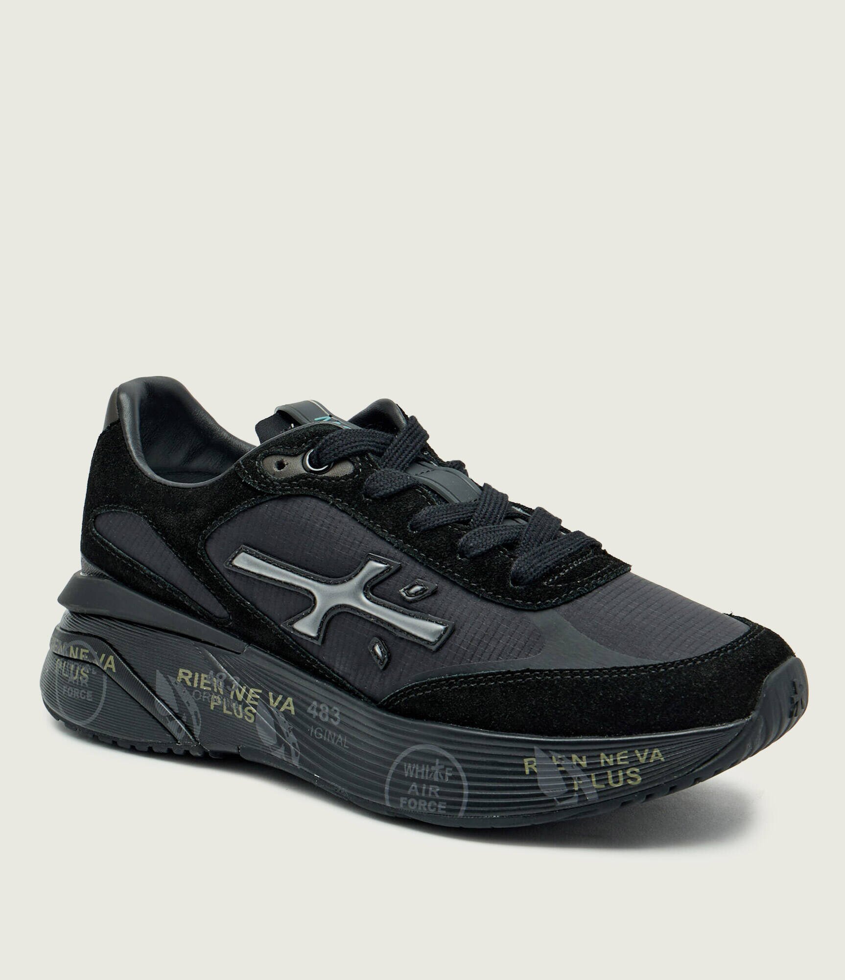 Premiata Sneakers MOERUND cu adaos de piele