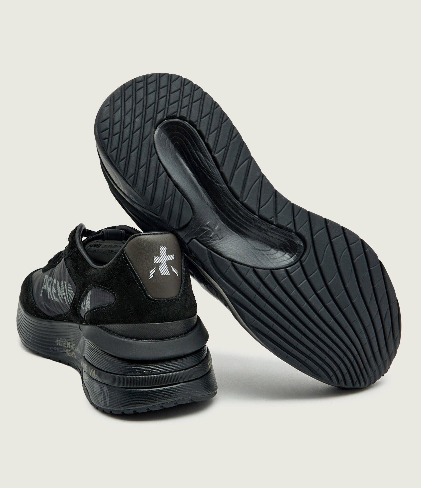 Premiata Sneakers MOERUND cu adaos de piele