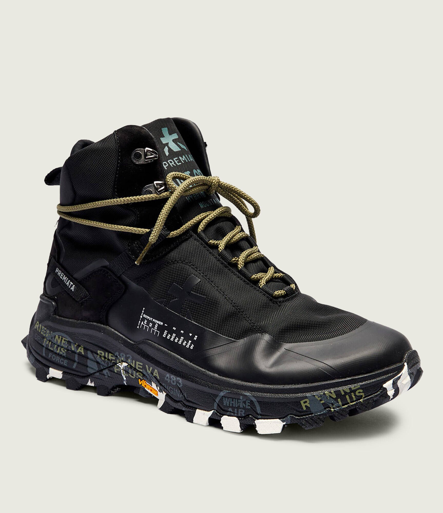 Premiata Sneakers SAINTCROSS 380 cu adaos de piele