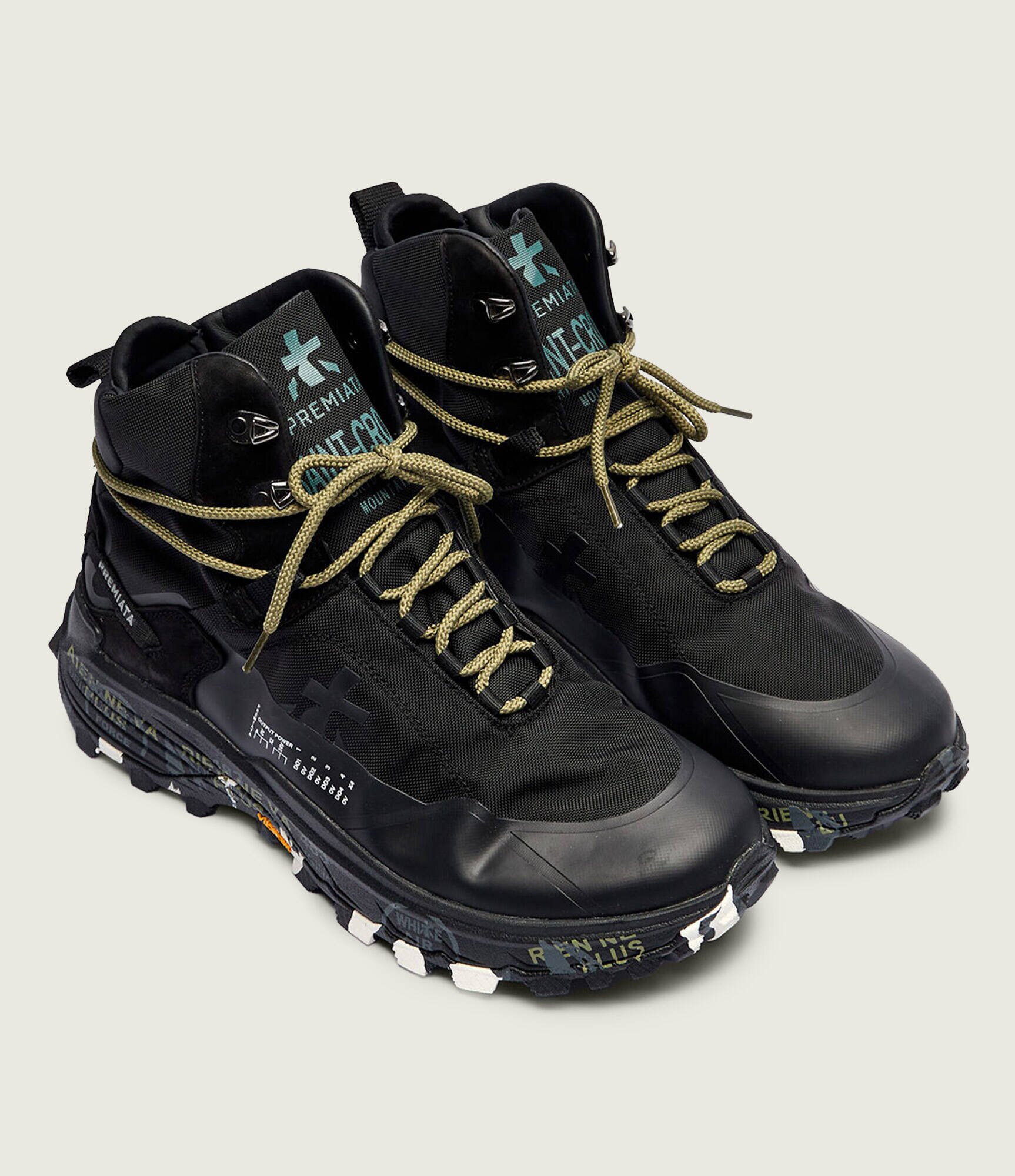 Premiata Sneakers SAINTCROSS 380 cu adaos de piele