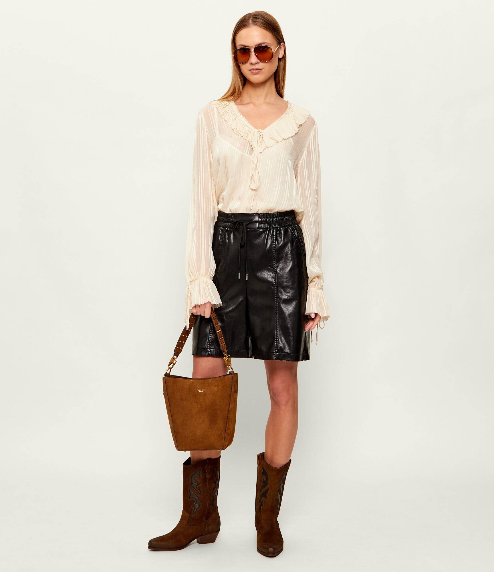 Rag&Bone Geantă pe umăr PARKER | piele întoarsă