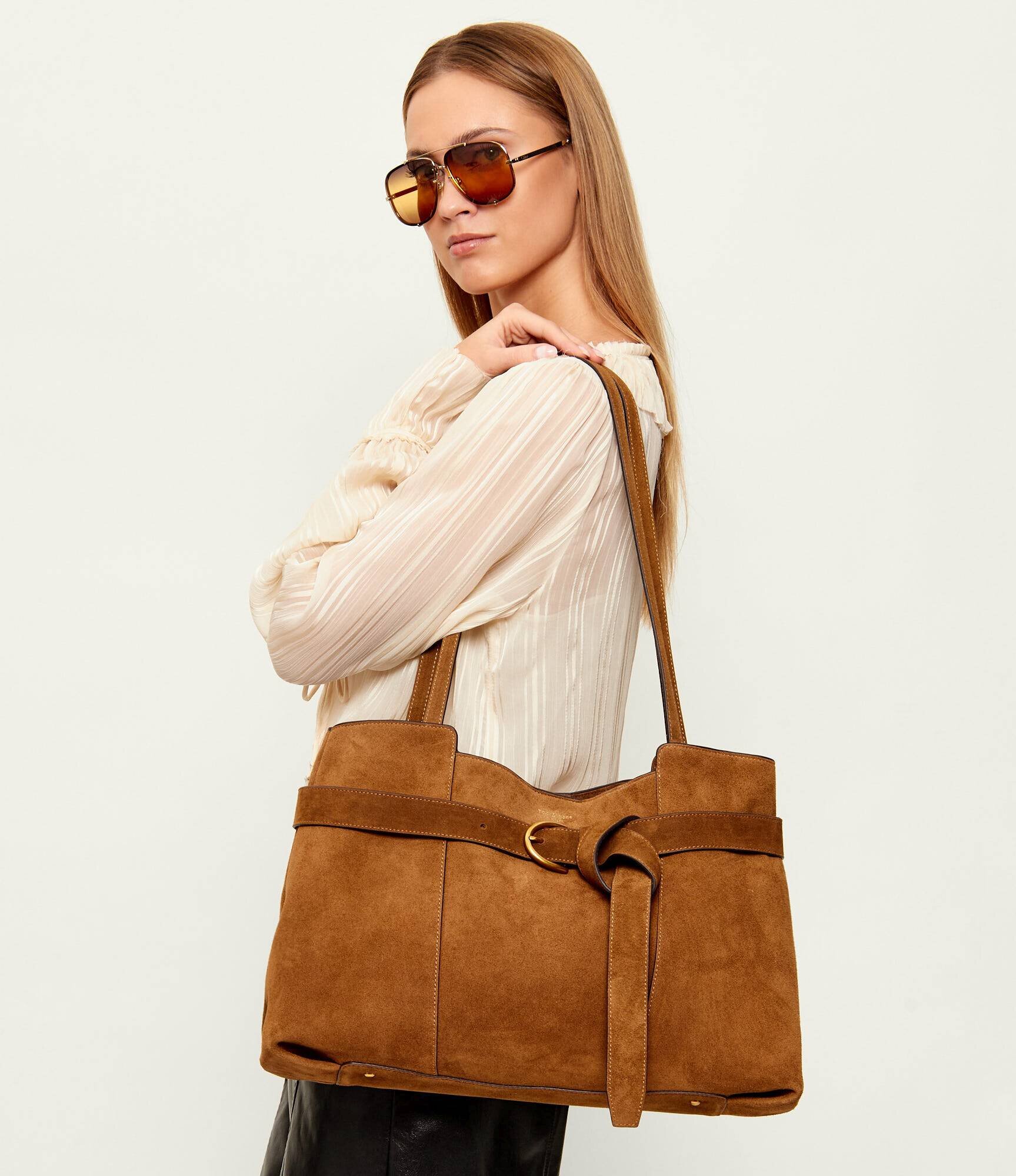 Rag&Bone Geantă shopper LEXINGTON | piele întoarsă