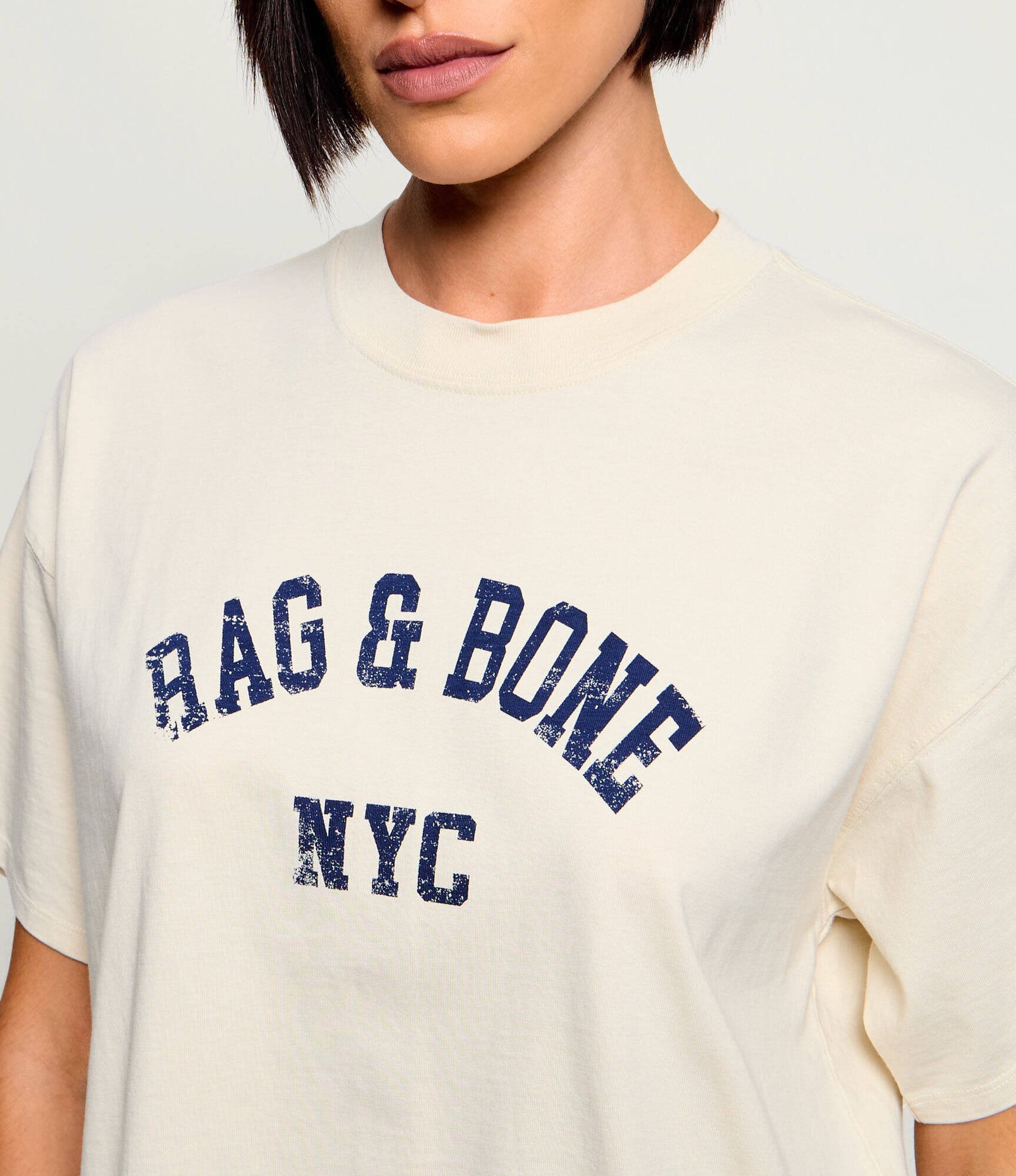 Rag&Bone Tricou University Alex | Relaxed fit