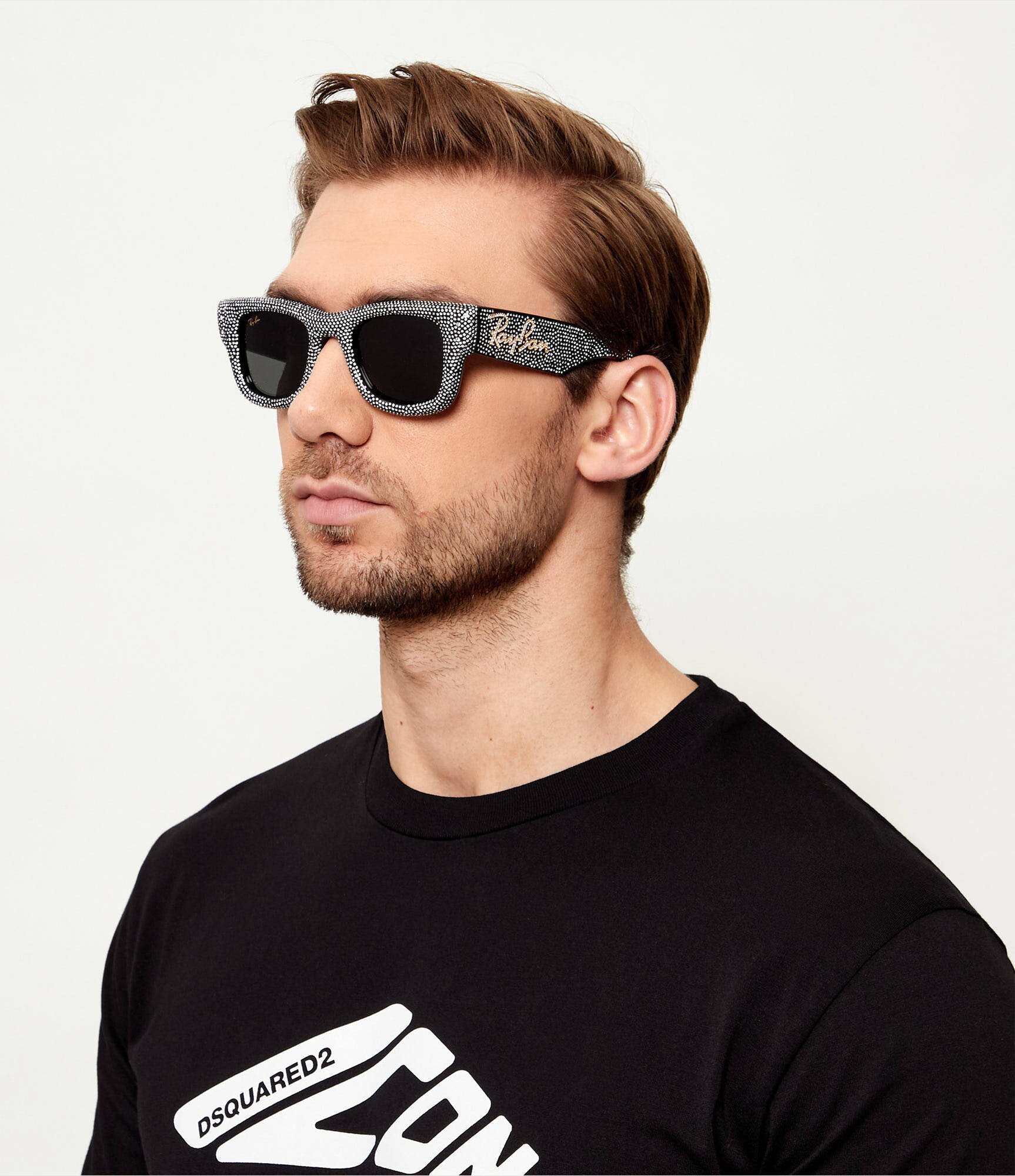 Ray-Ban Ochelari de soare Wayfarer Puffer Crystal Pavè RB4940BP | x A$AP Rocky