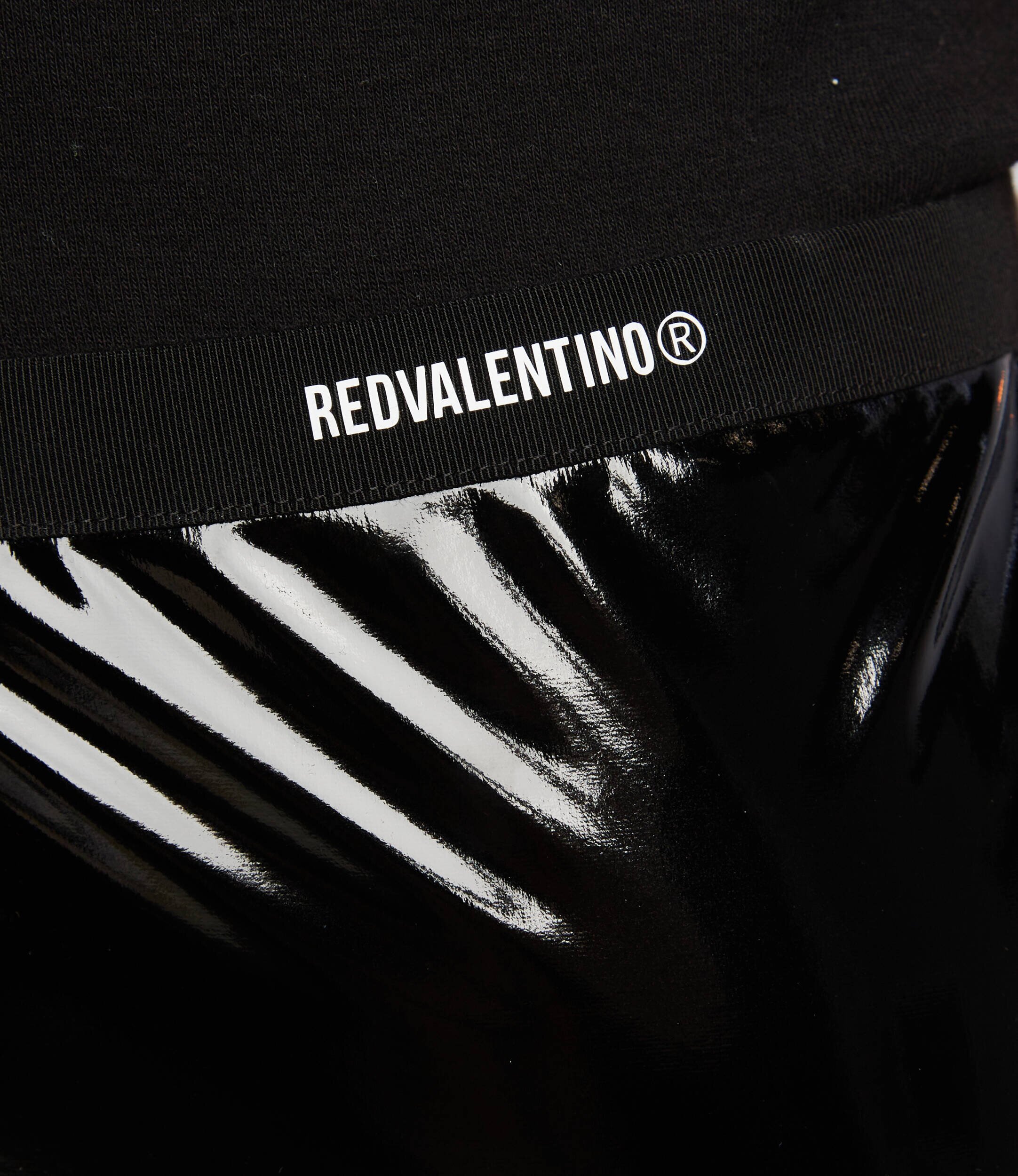 RED VALENTINO pantaloni scurți biker | slim fit