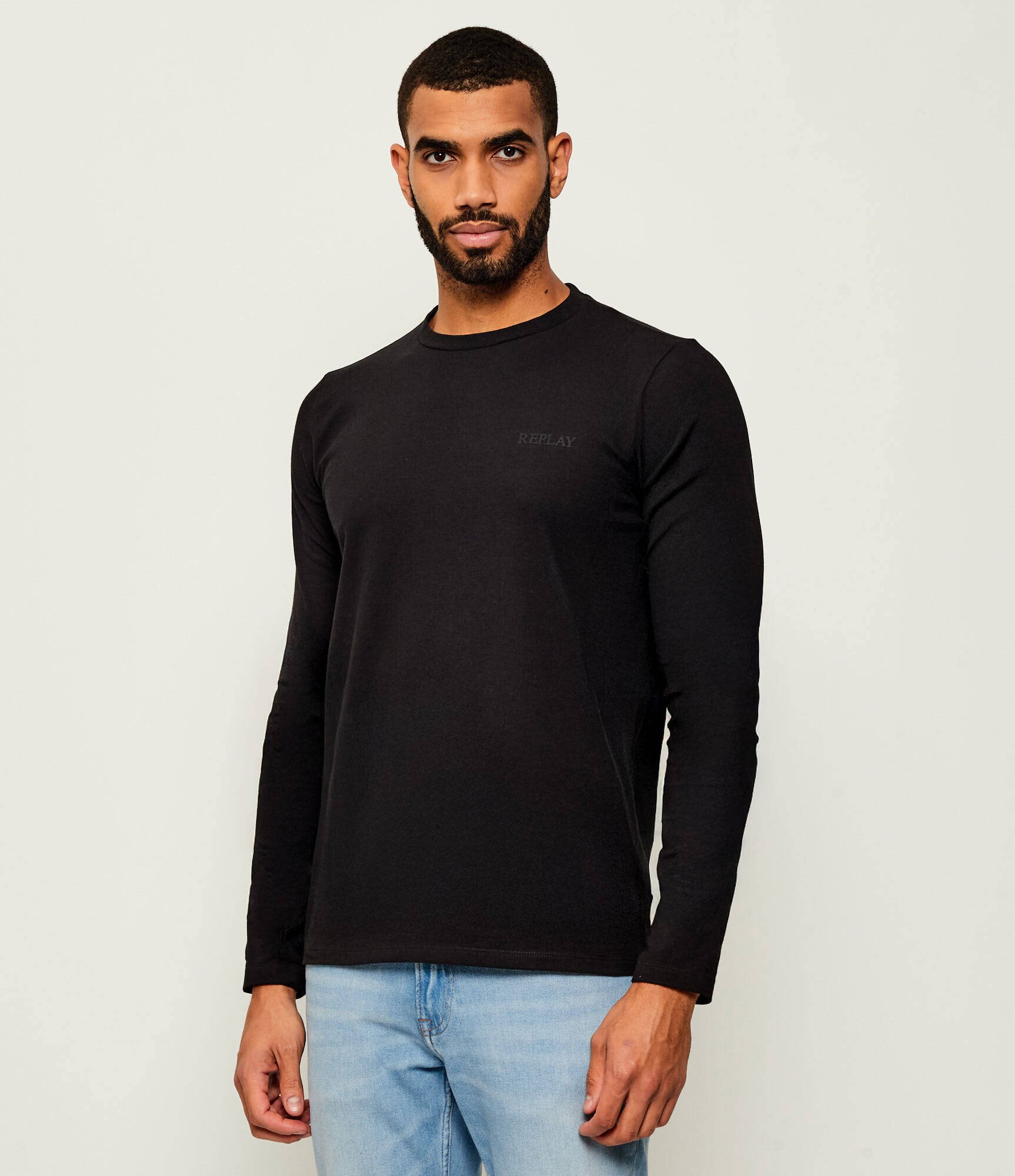 Replay Longsleeve | regular fit | stretch
