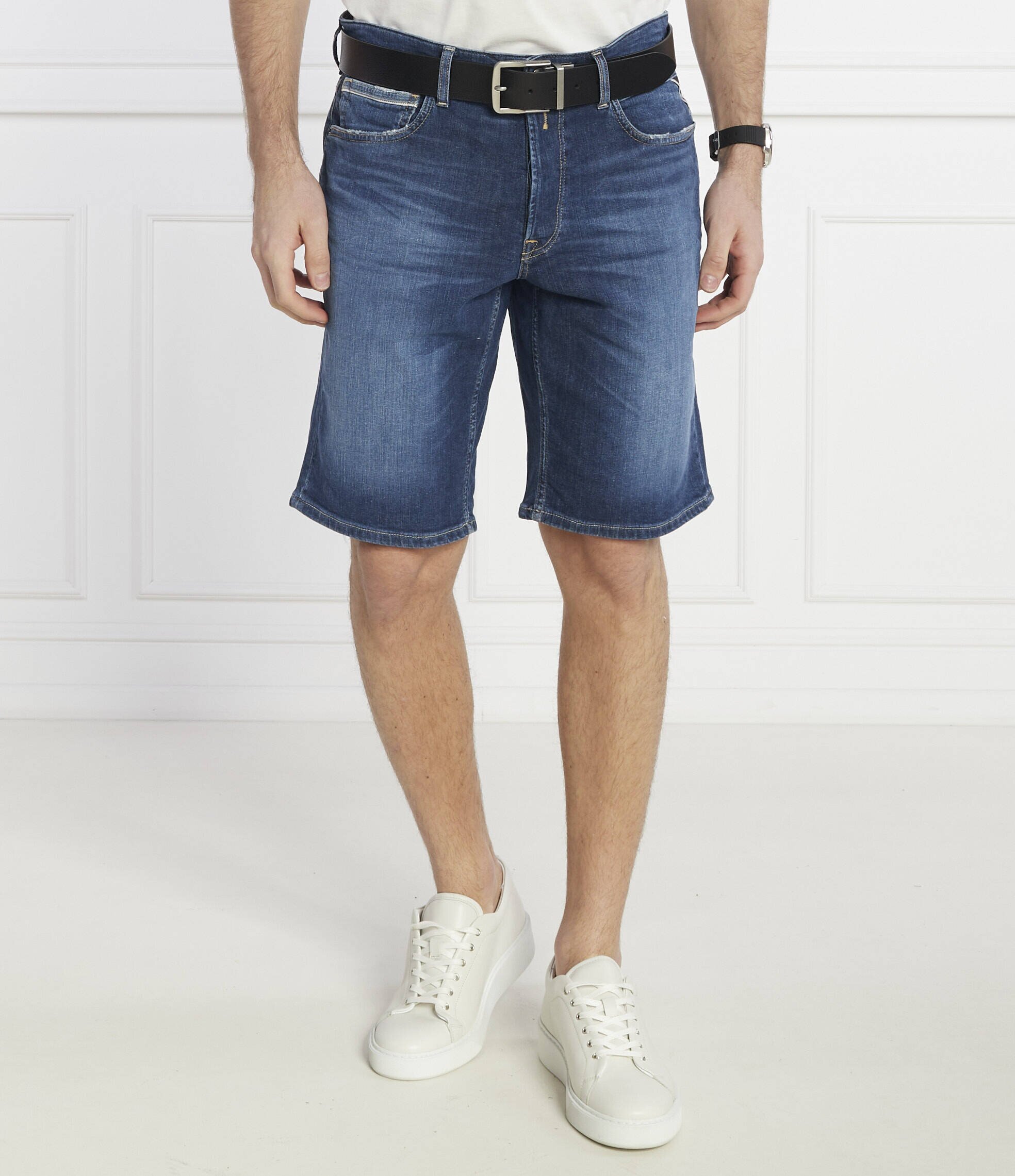 Replay Pantaloni scurți | Straight fit | denim