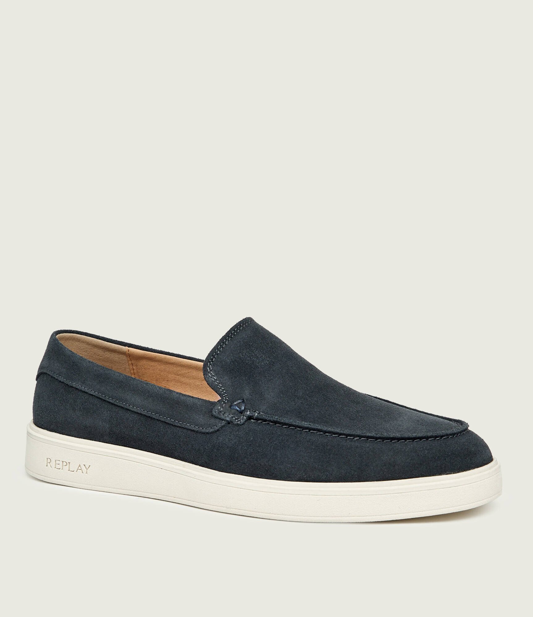 Replay Pantofi loafer | piele întoarsă