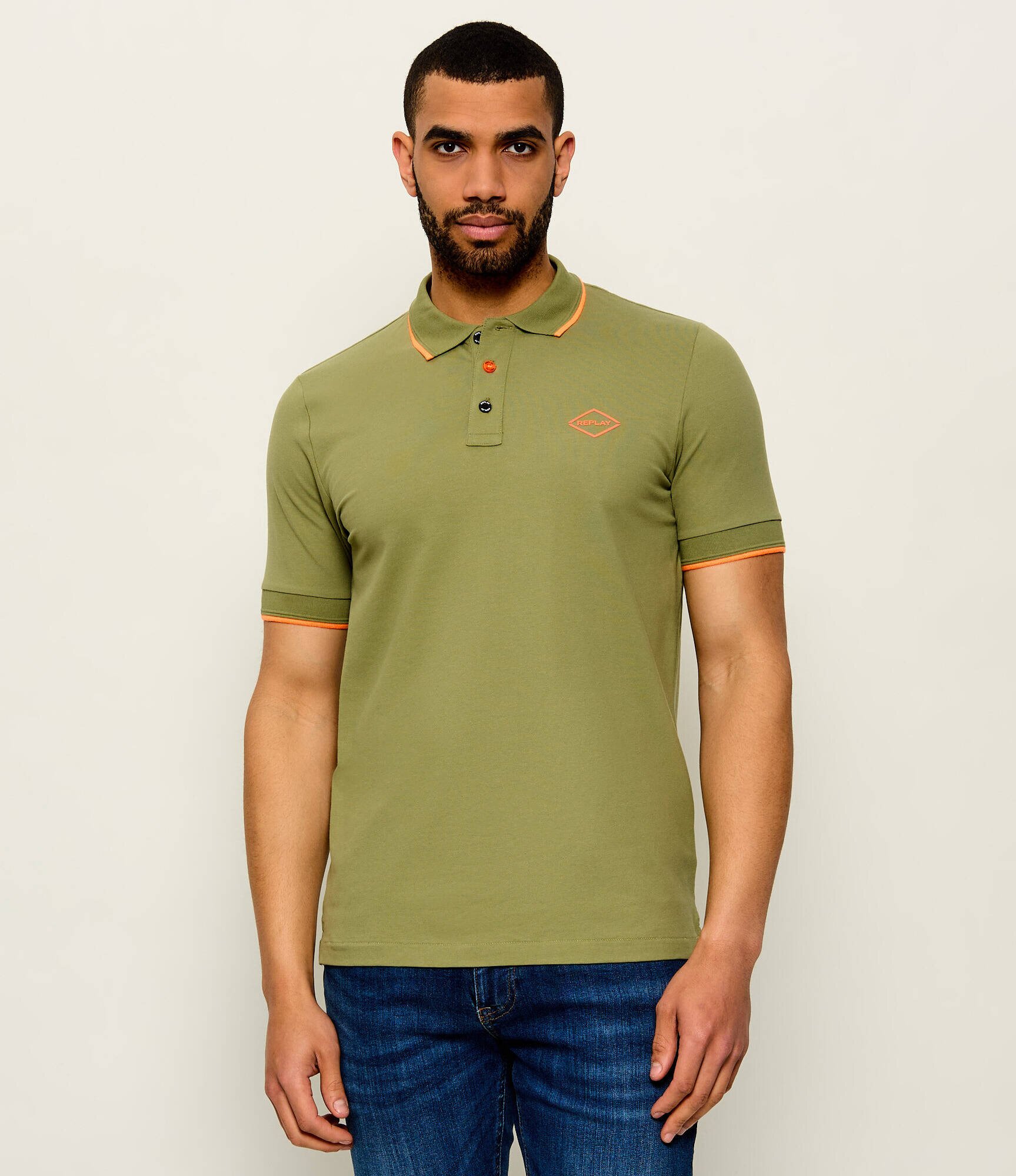 Replay Polo | regular fit | stretch pique