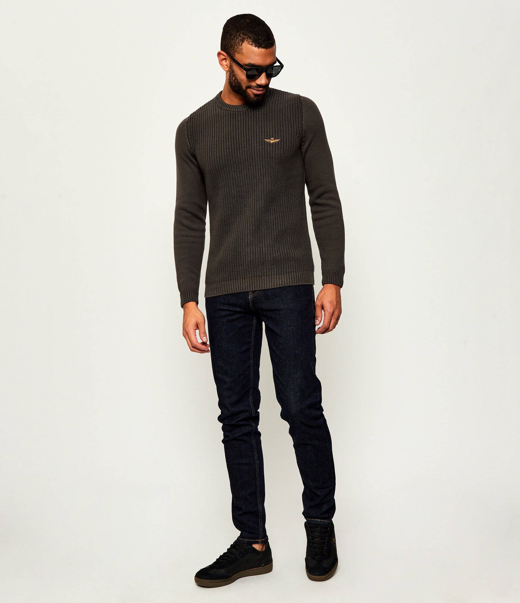 Replay Sneakers cu adaos de piele