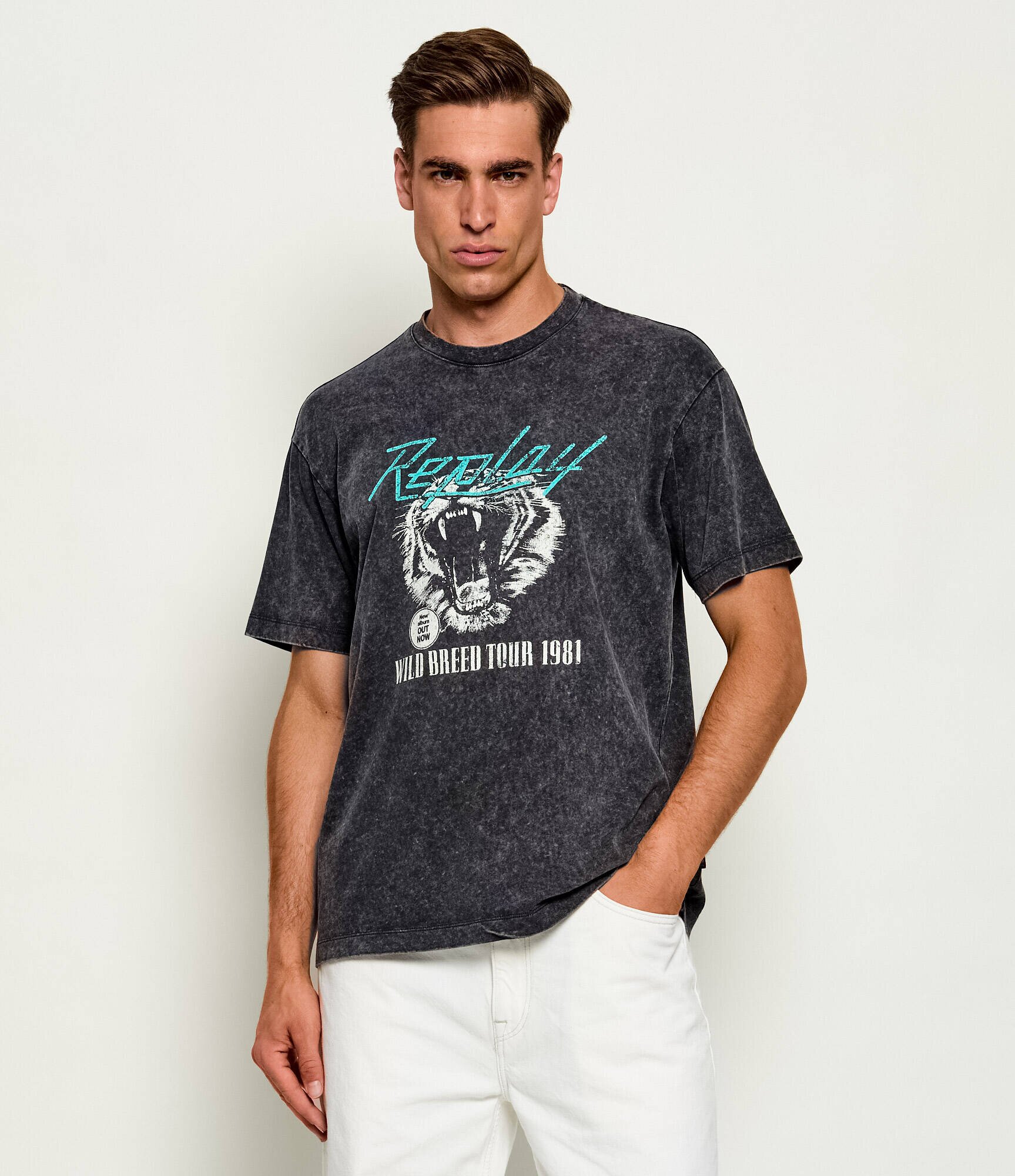 Replay Tricou Wild Breed Tour 1981 | regular fit