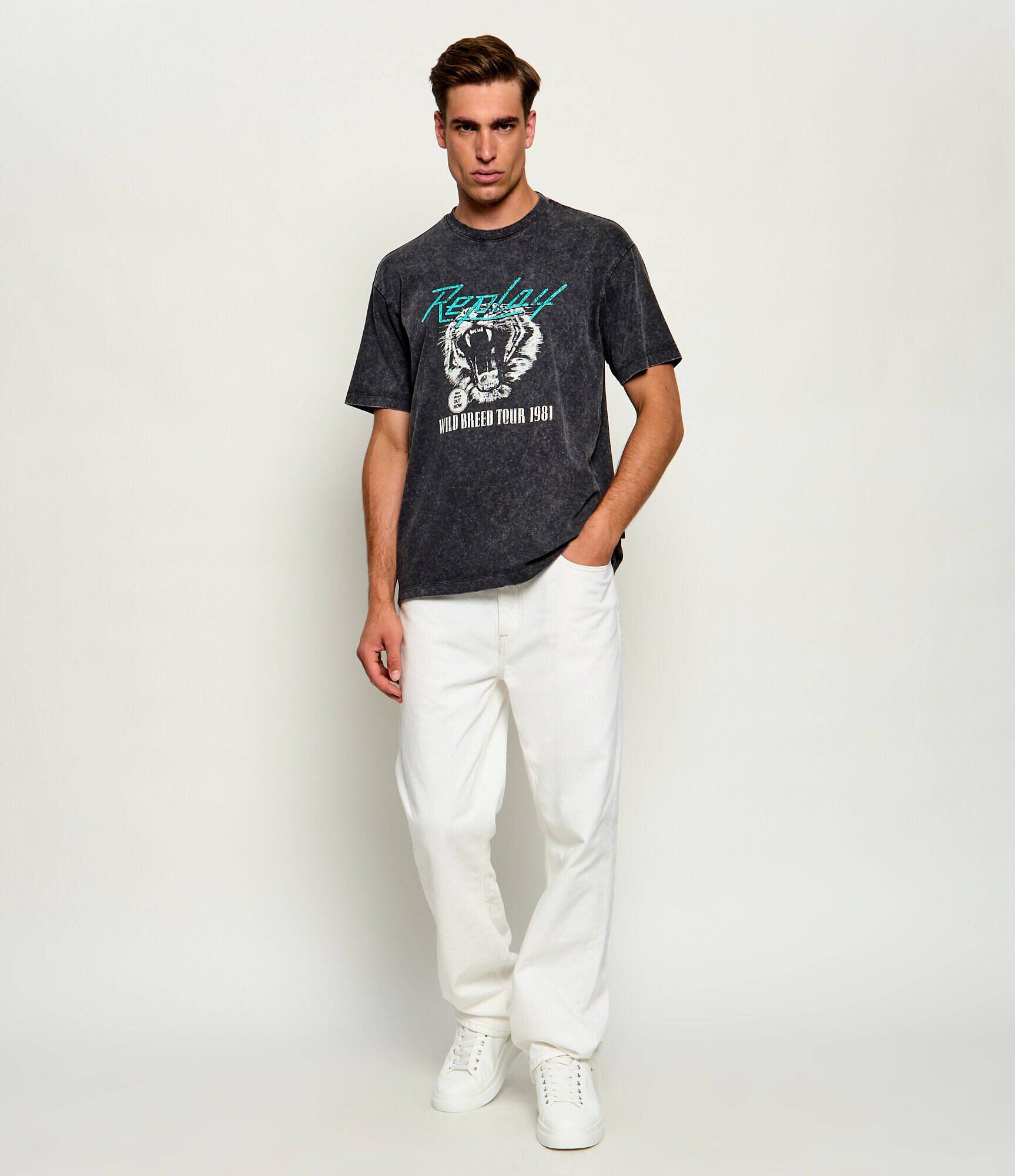 Replay Tricou Wild Breed Tour 1981 | regular fit