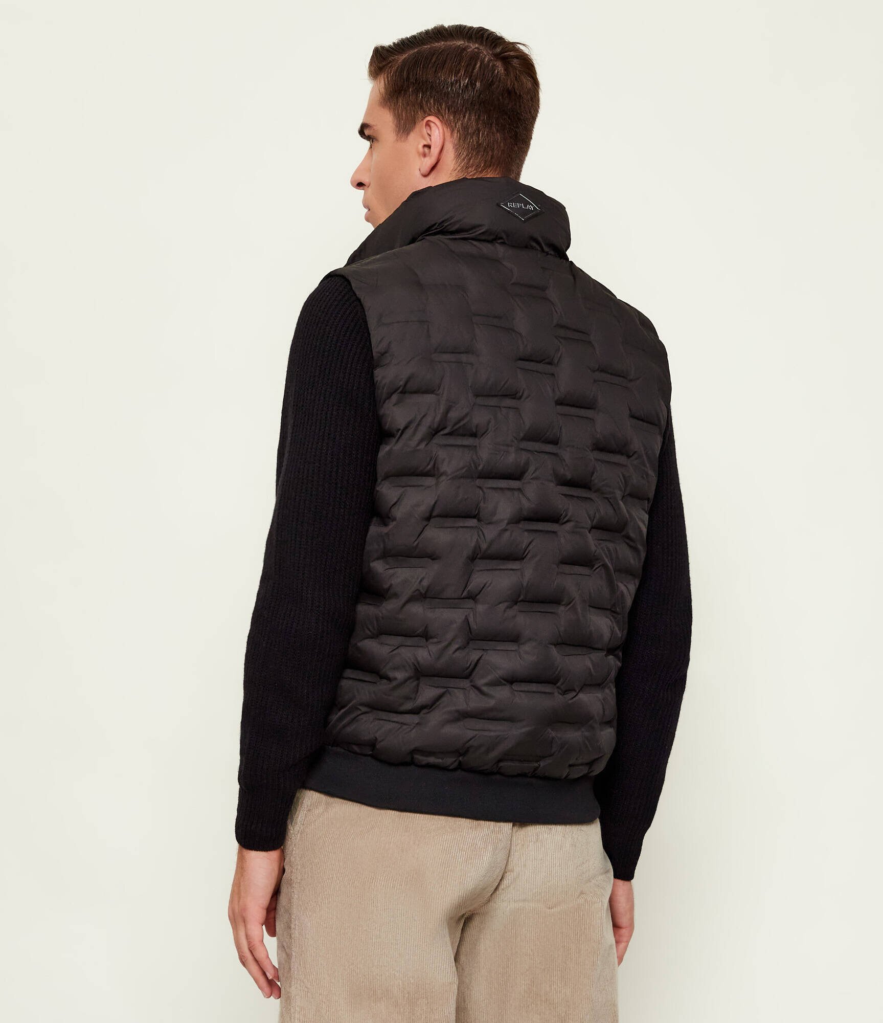 Replay Vestă FINE POLY | regular fit