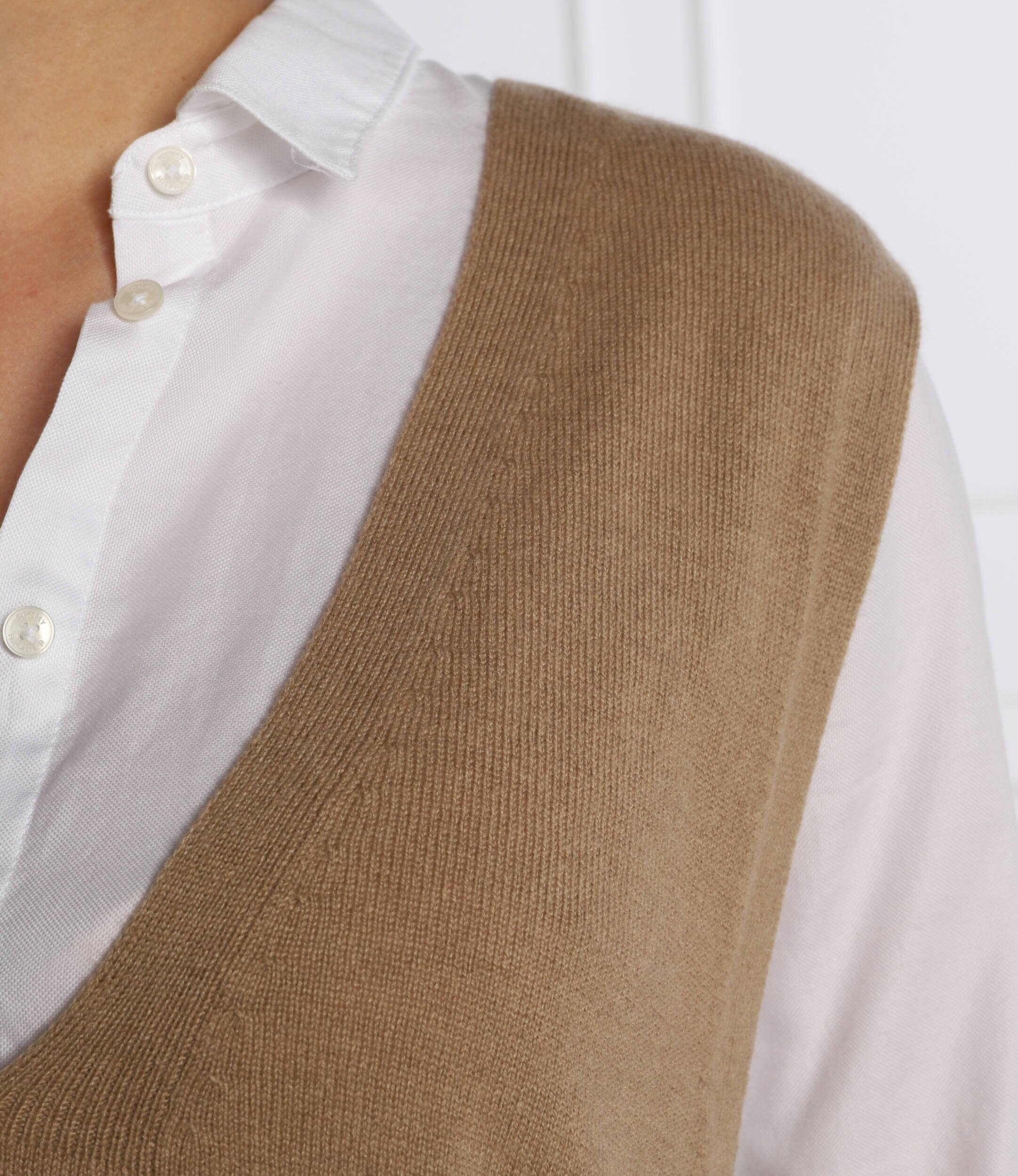 Riani De lână vestă | Relaxed fit cu adaos de mătase