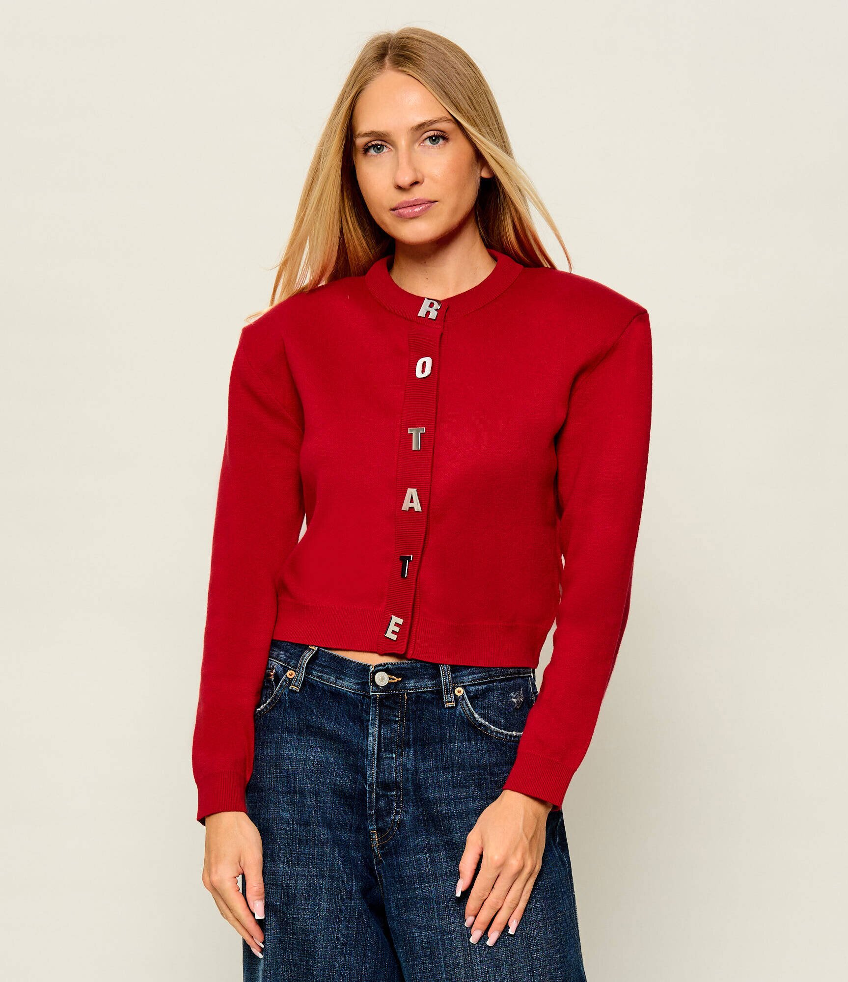 ROTATE Cardigan | regular fit cu adaos de cașmir