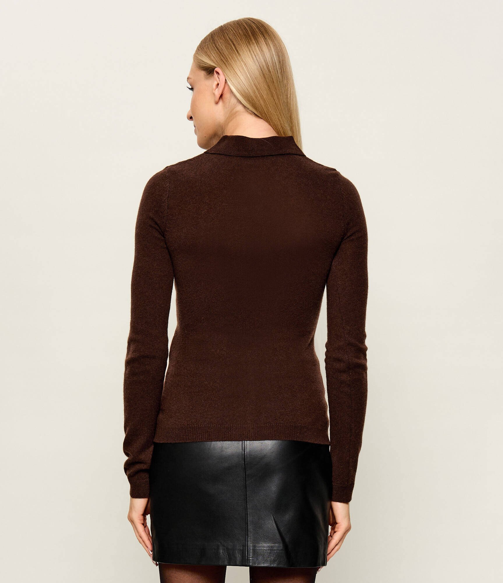 ROTATE De lână cardigan | Slim Fit cu adaos de cașmir
