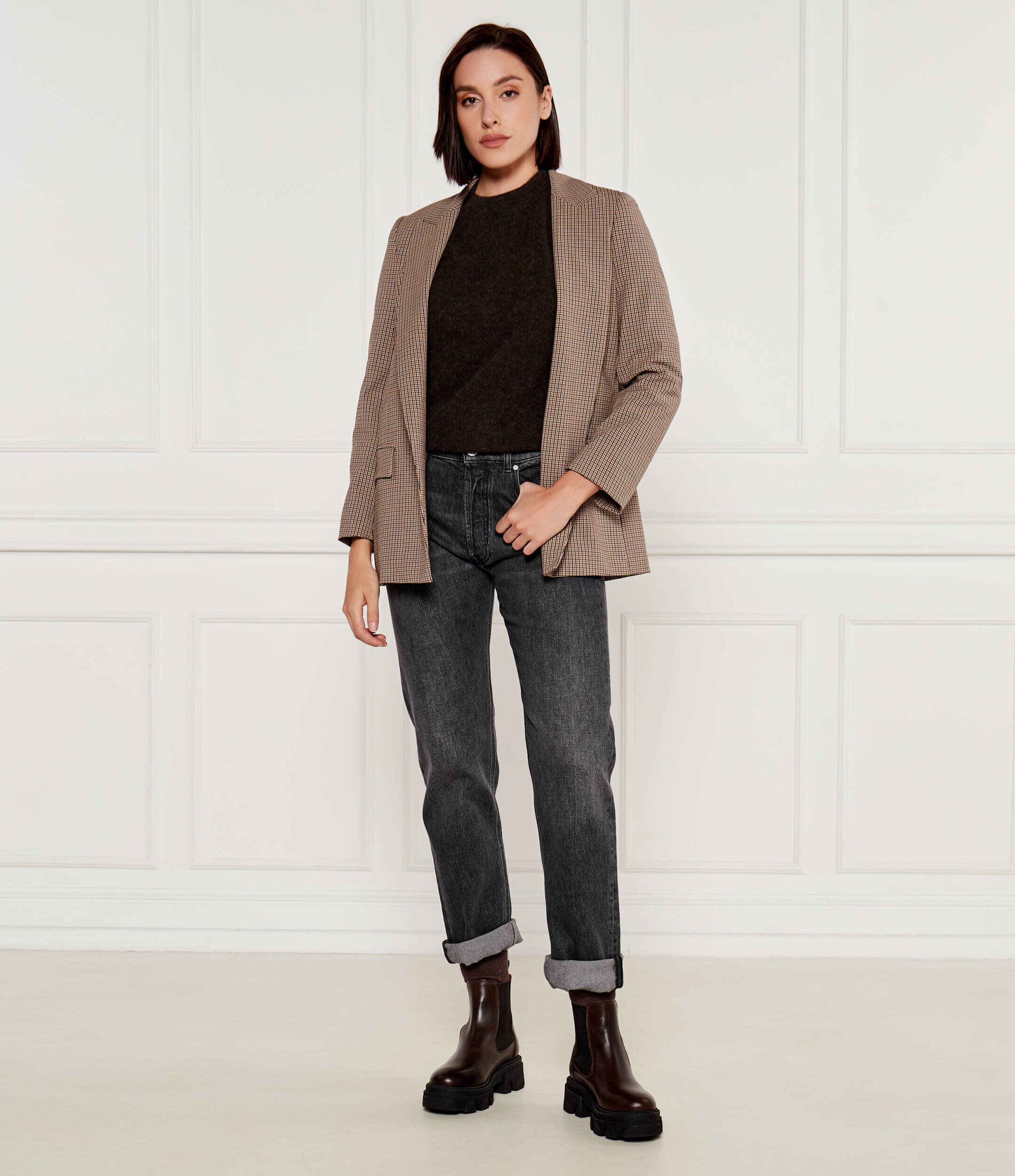 Samsøe Samsøe De lână pulover Anour | Loose fit