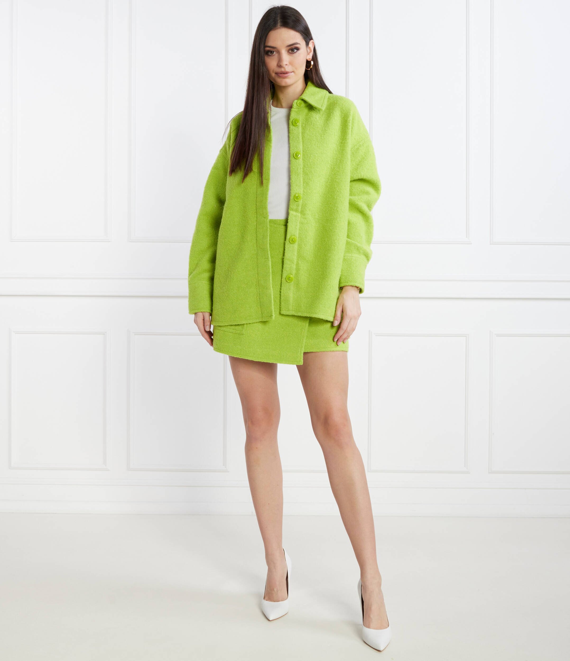 Samsøe Samsøe Geacă Inez | Oversize fit cu adaos de lână