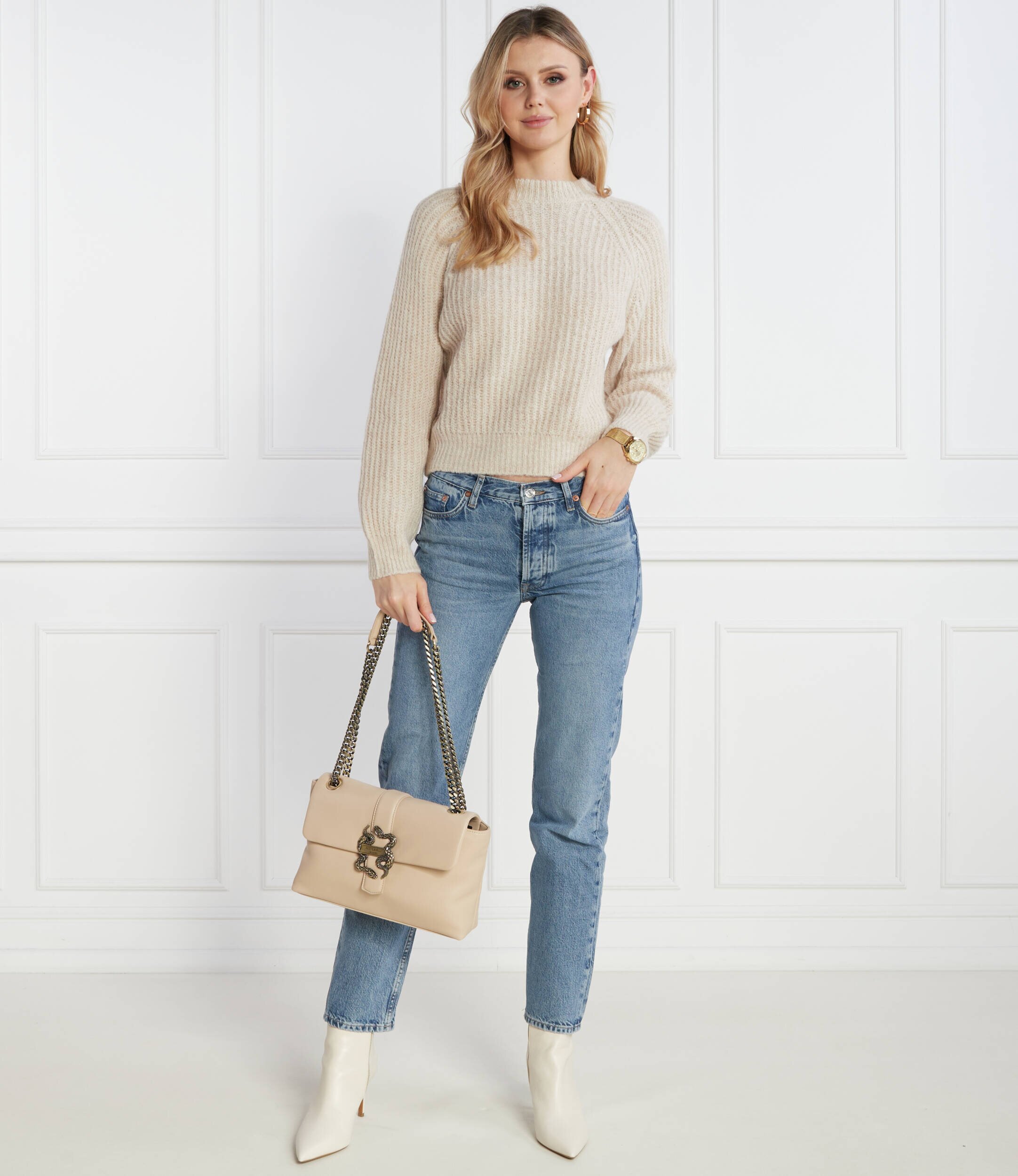 Samsøe Samsøe Pulover Layla | Regular Fit cu adaos de lână