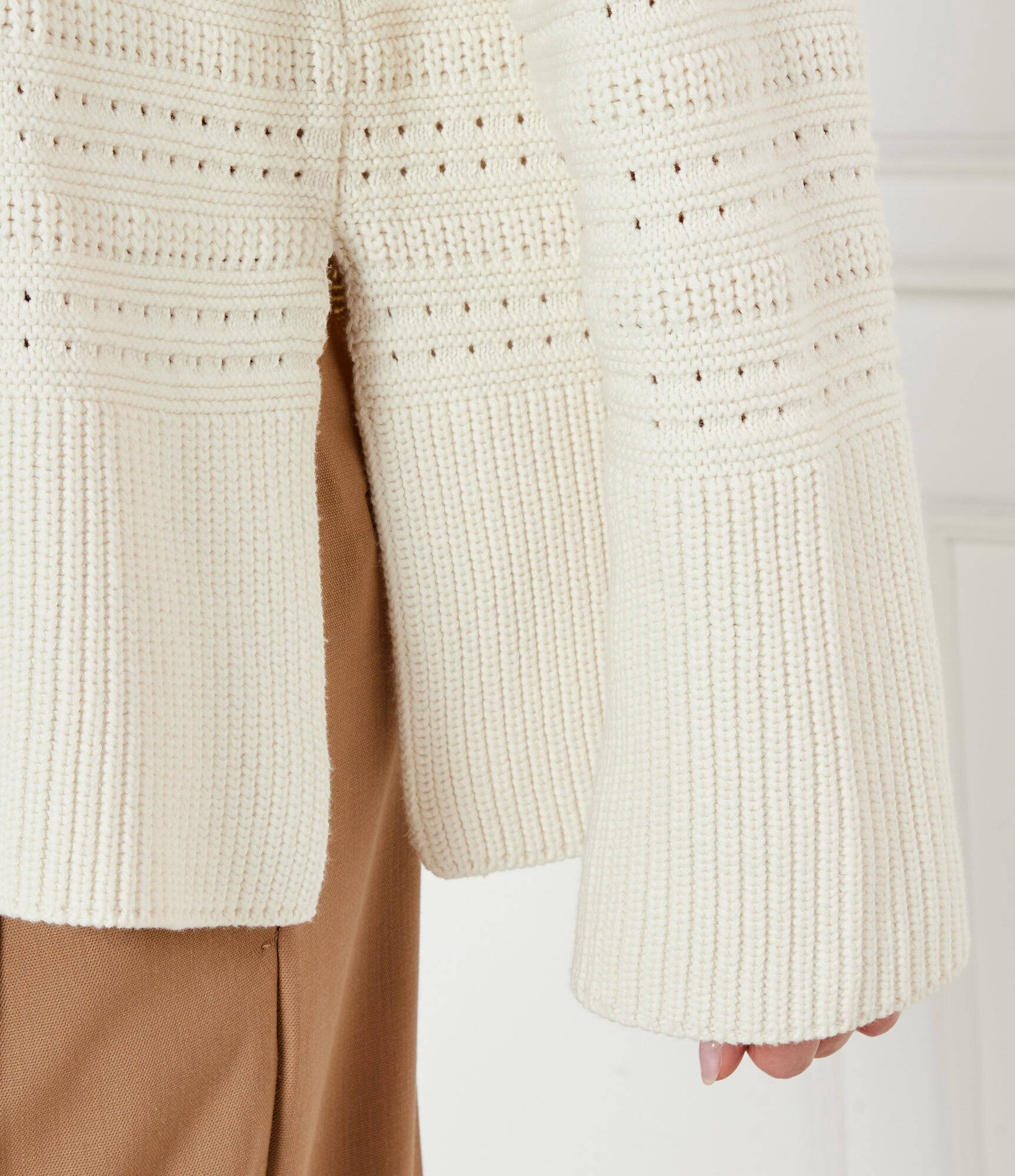 Samsøe Samsøe Pulover | Relaxed fit | cu adaos de in