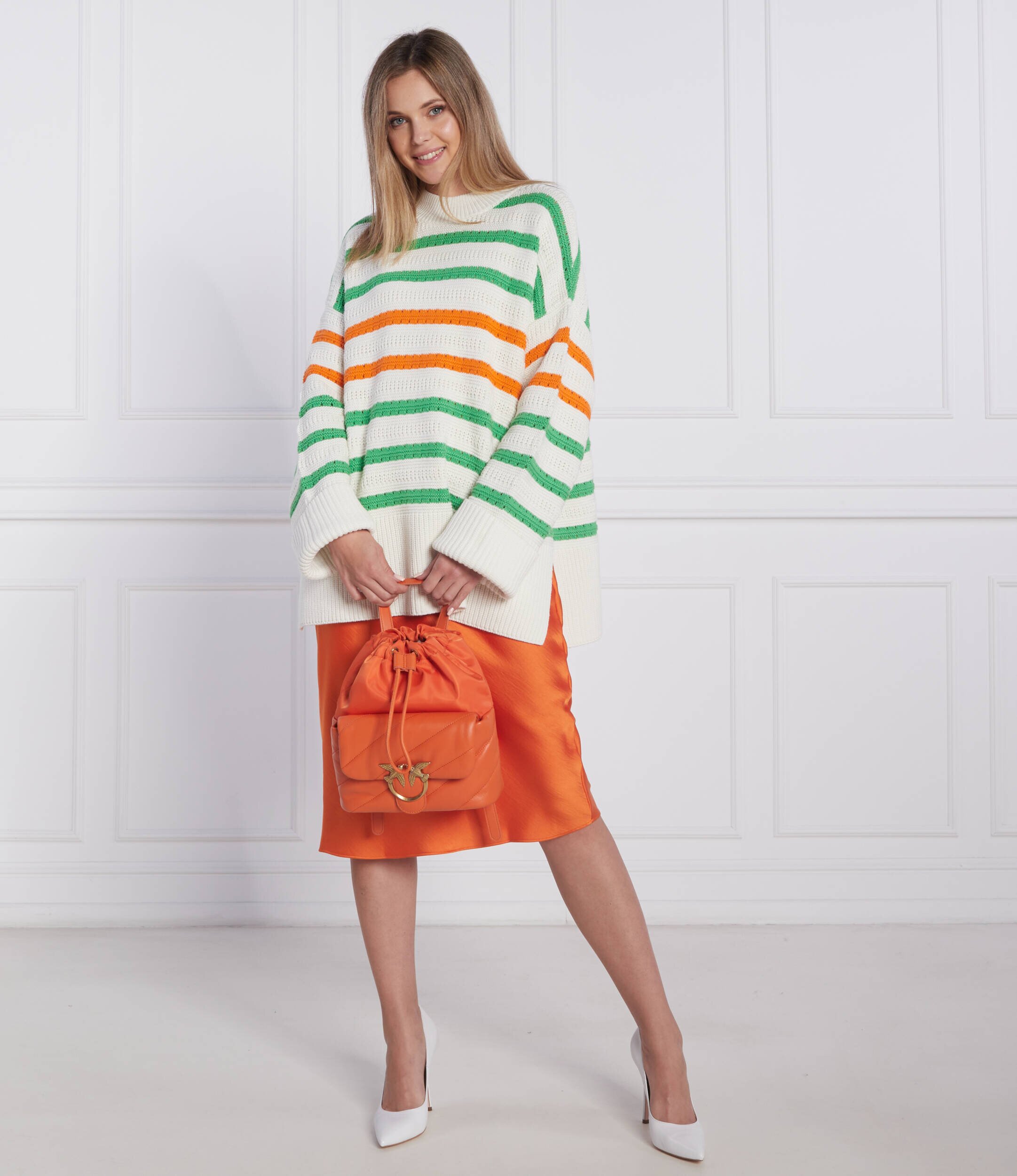 Samsøe Samsøe Pulover | Relaxed fit | cu adaos de in