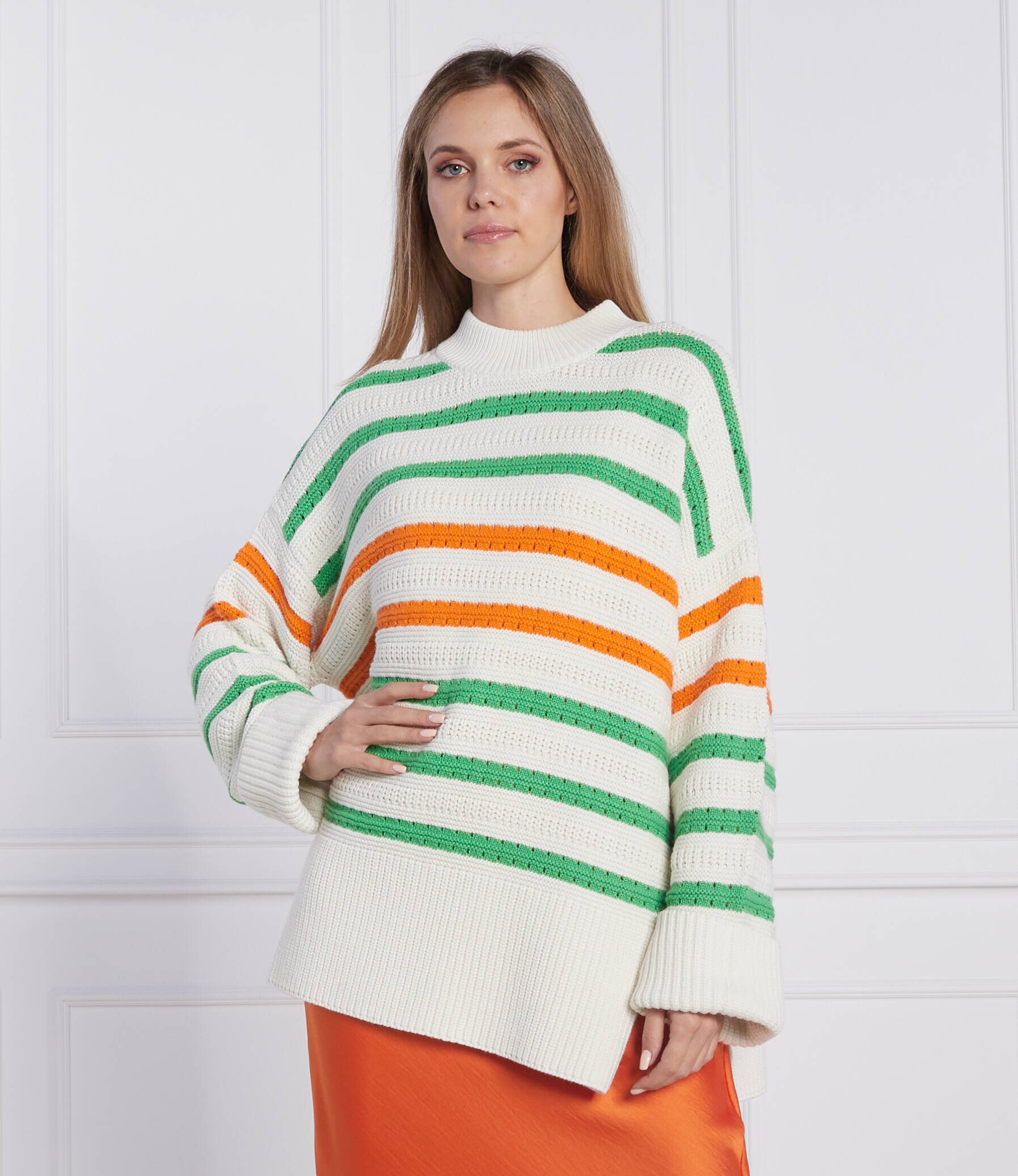 Samsøe Samsøe Pulover | Relaxed fit | cu adaos de in