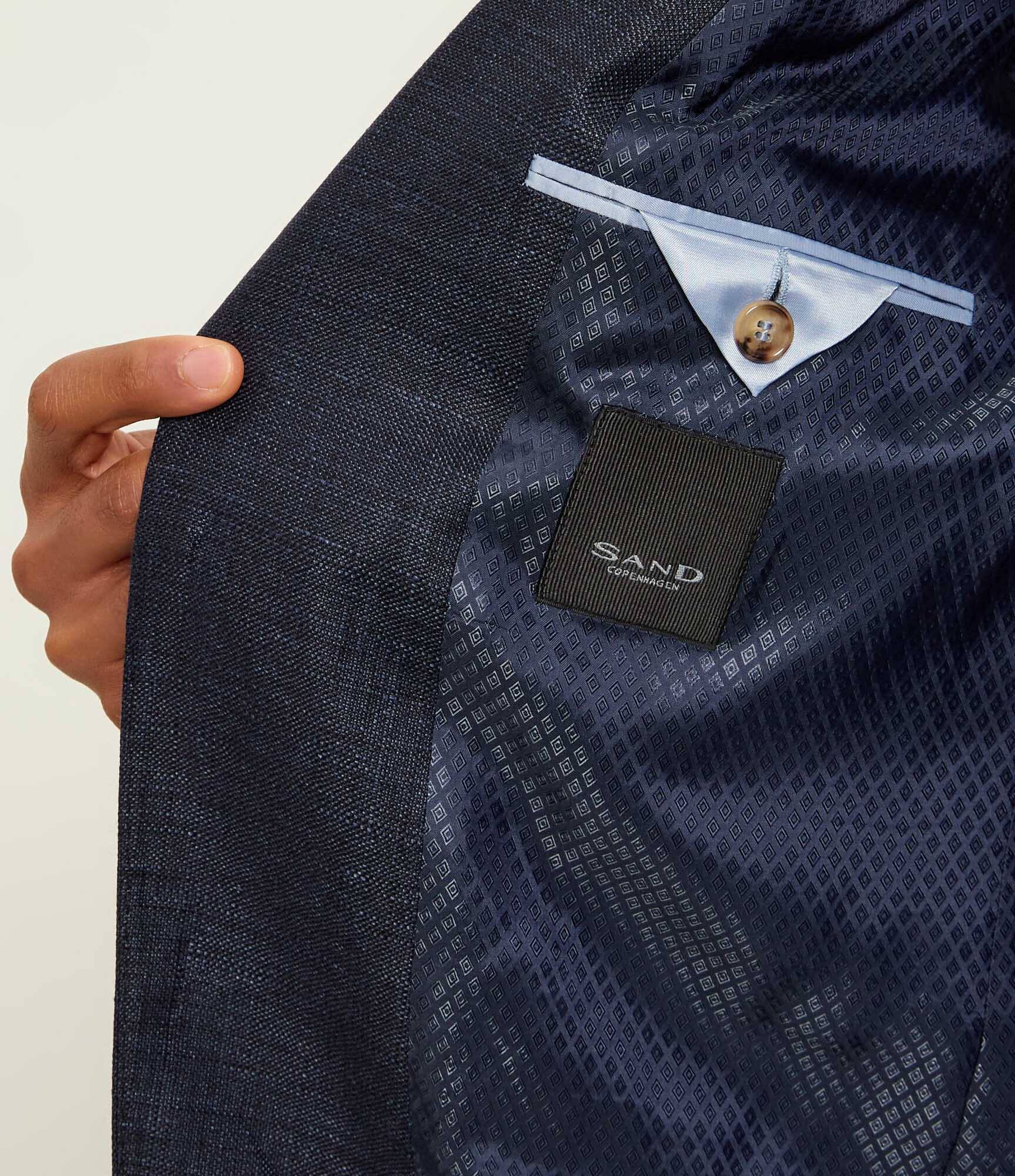 SAND COPENHAGEN De in sacou Star Napoli | Modern fit cu adaos de lână