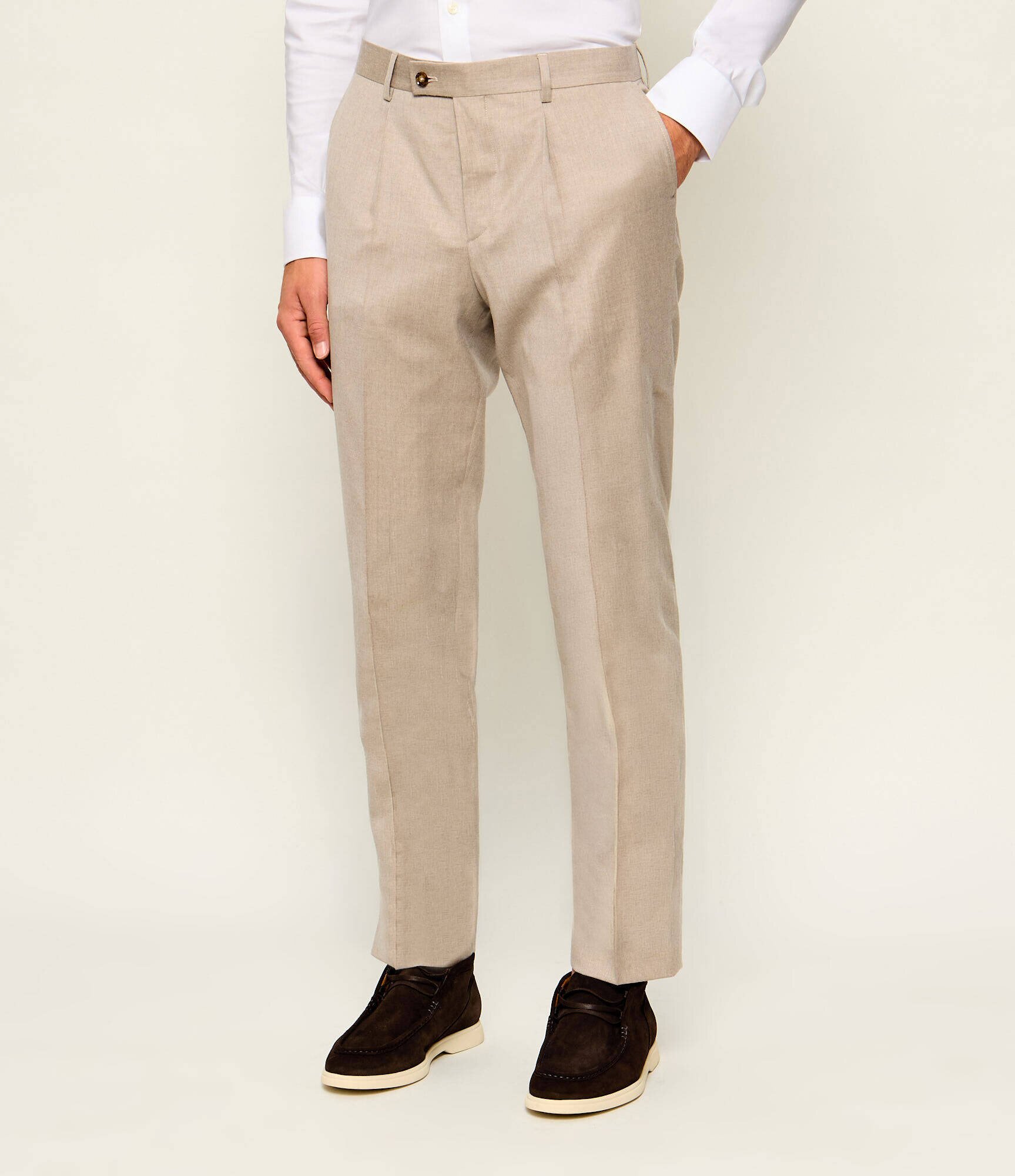 SAND COPENHAGEN De lână pantaloni chino Mark N | regular fit | stretch