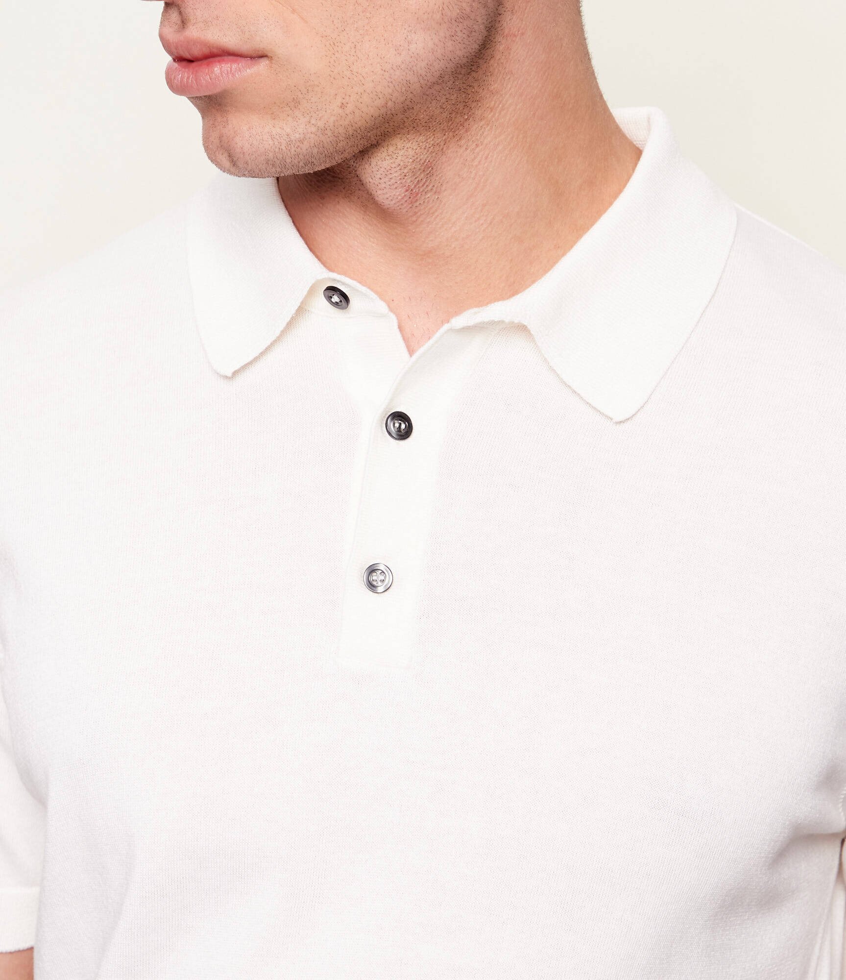 SAND COPENHAGEN Polo | regular fit cu adaos de mătase