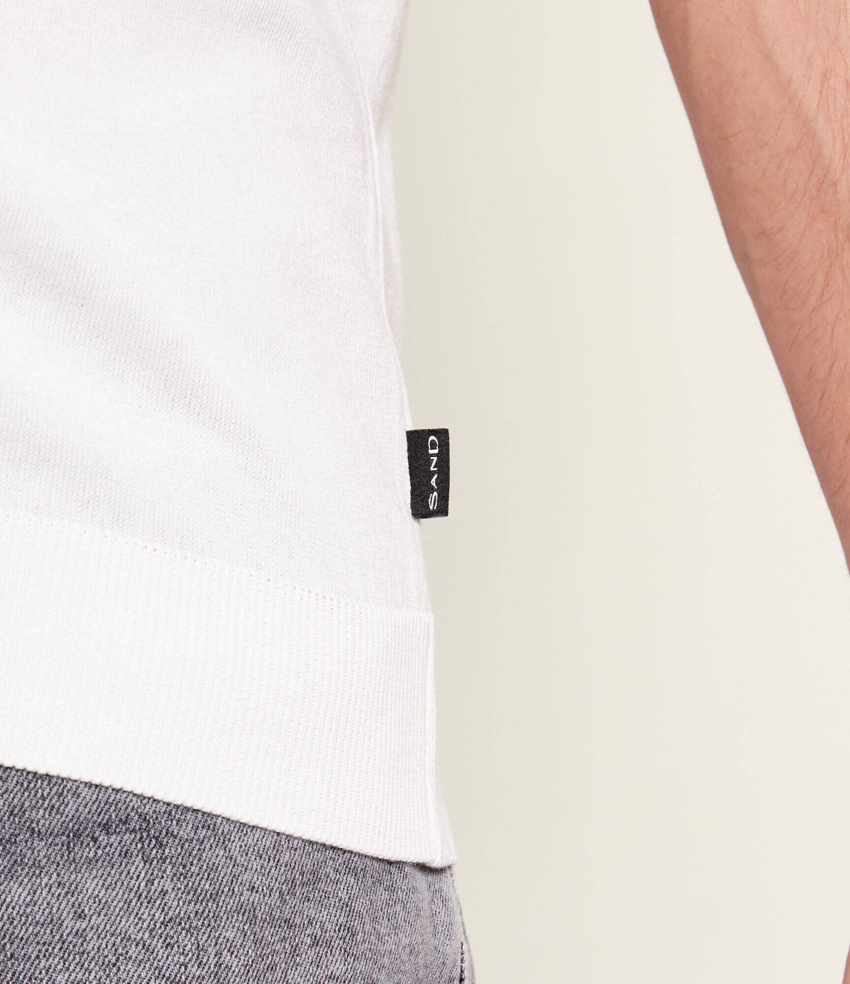 SAND COPENHAGEN Polo | regular fit cu adaos de mătase