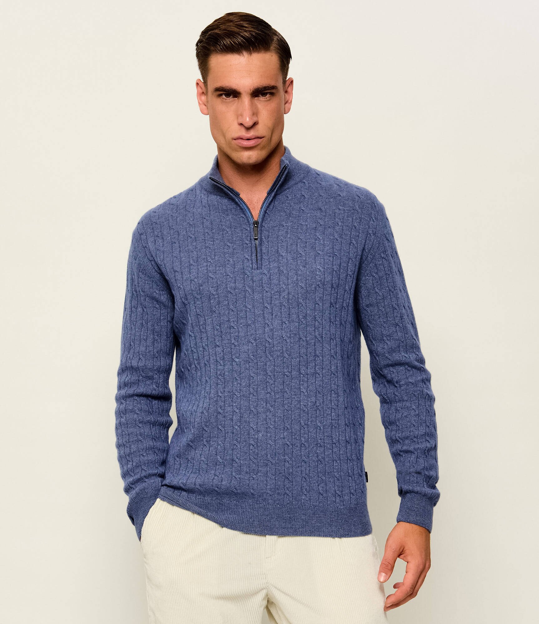 SAND COPENHAGEN Pulover Ibro | regular fit cu adaos de lână și cașmir