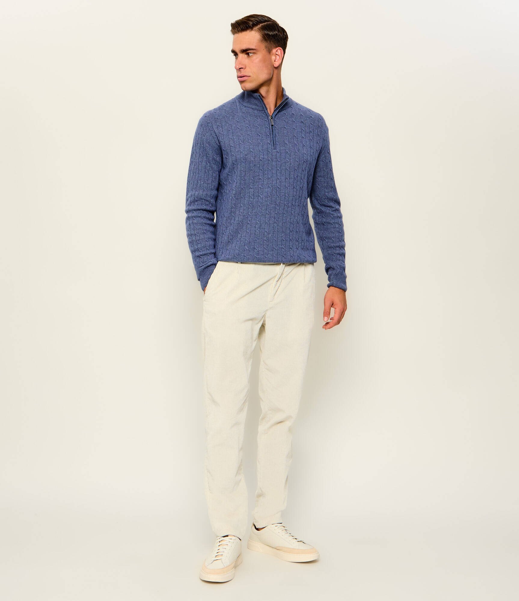 SAND COPENHAGEN Pulover Ibro | regular fit cu adaos de lână și cașmir
