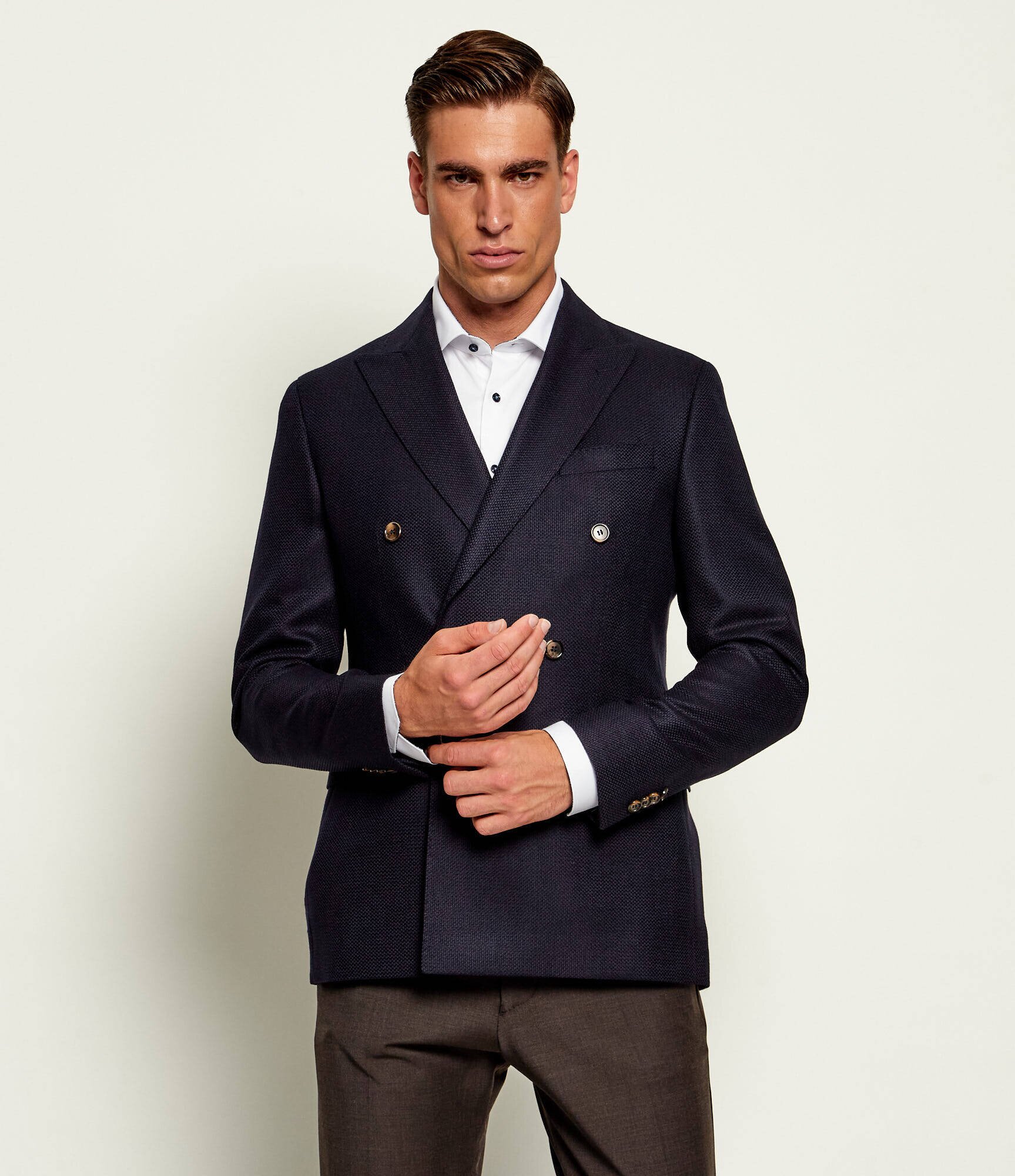 SAND COPENHAGEN Sacou Hopsack | regular fit
